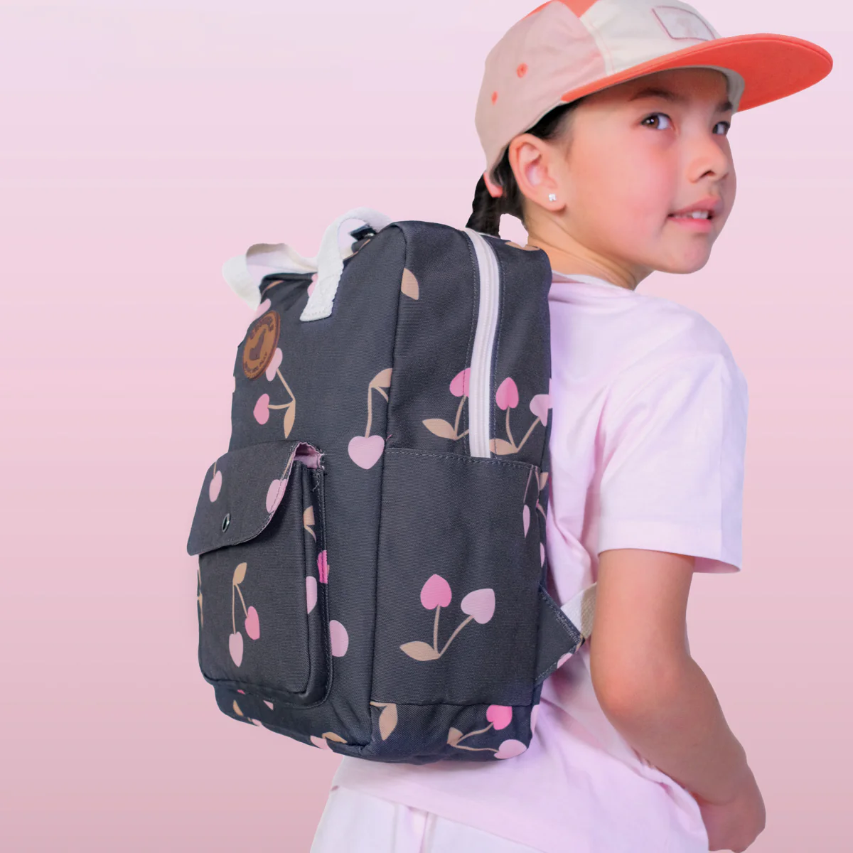 Mini Backpack Cherry Hearts - Image 3