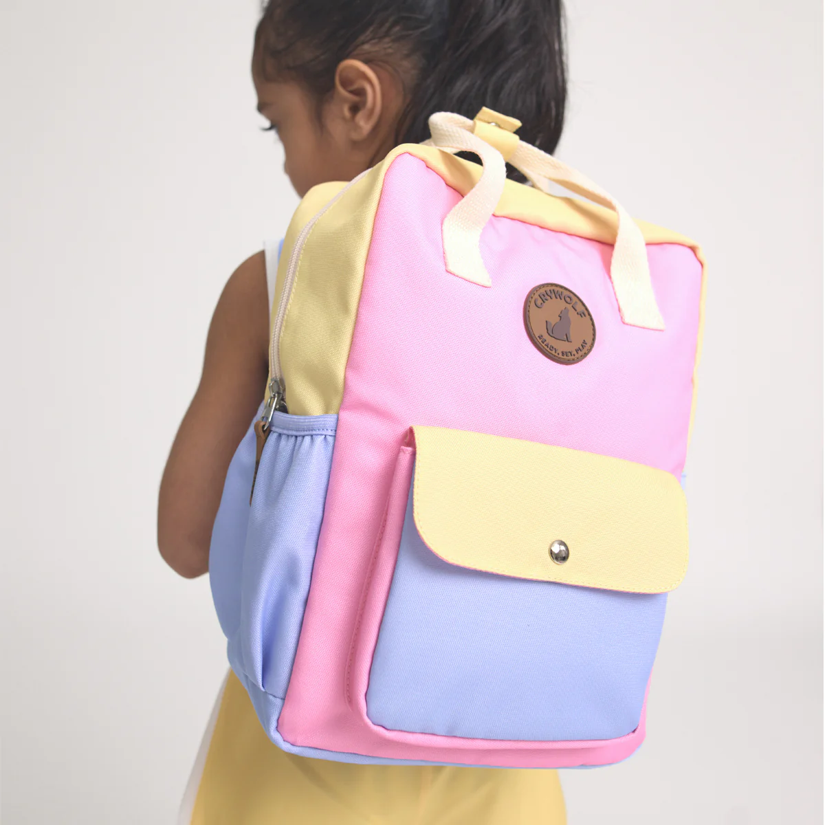 Mini Backpack - Pop Colourblock - Image 2