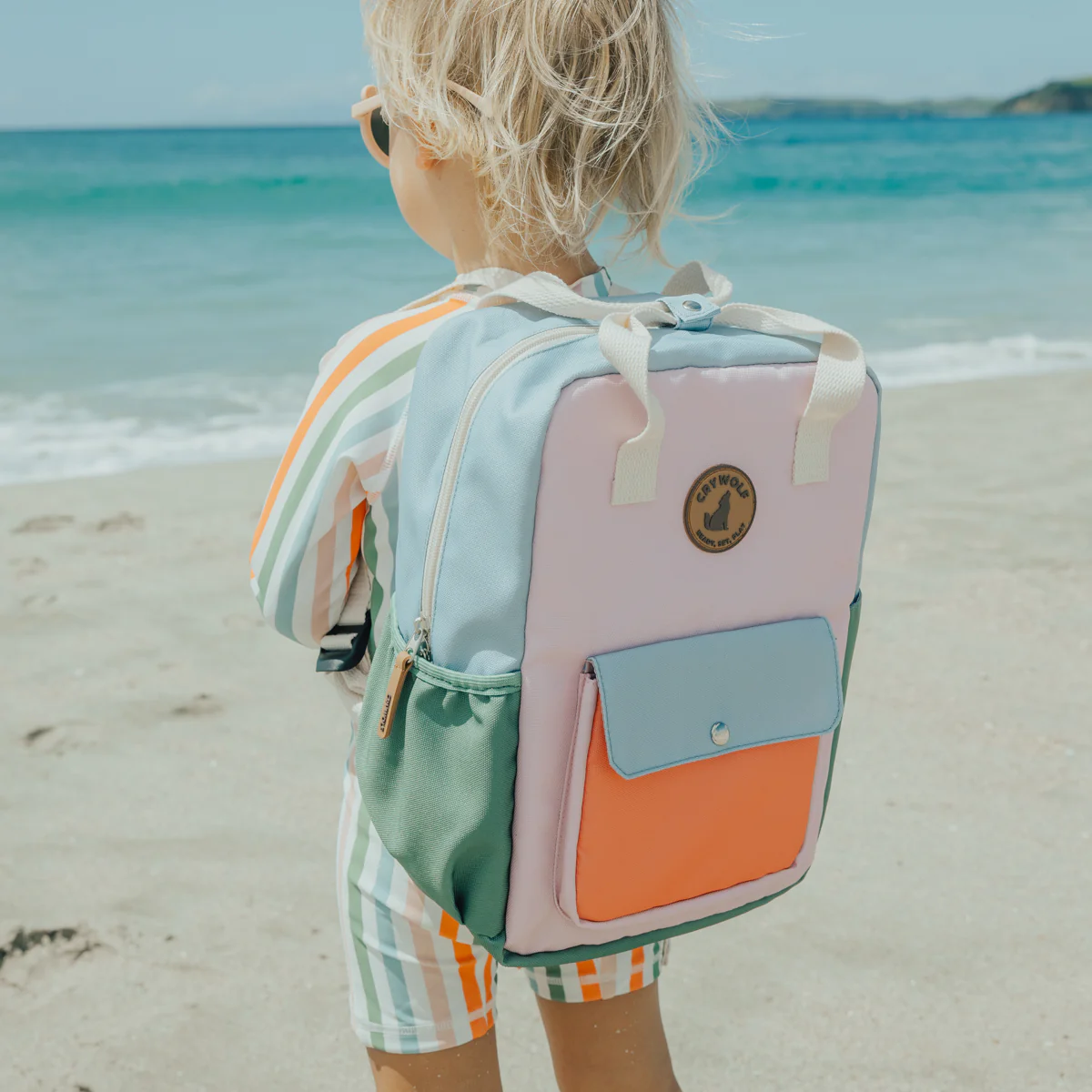Mini Backpack - Sunset Colour Block - Image 2