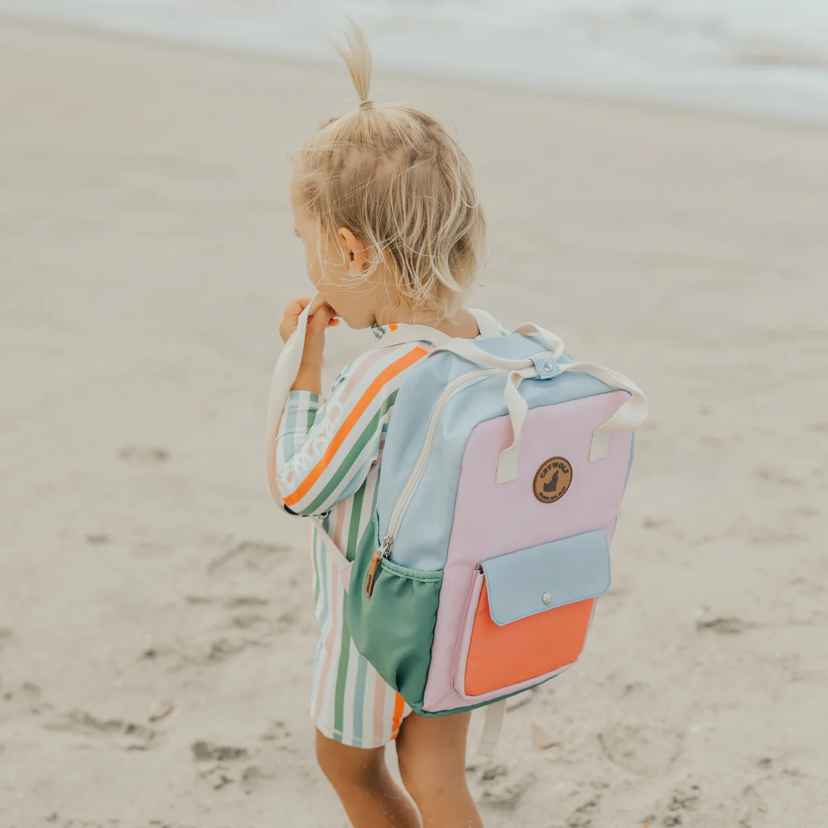 Mini Backpack - Sunset Colour Block - Image 3