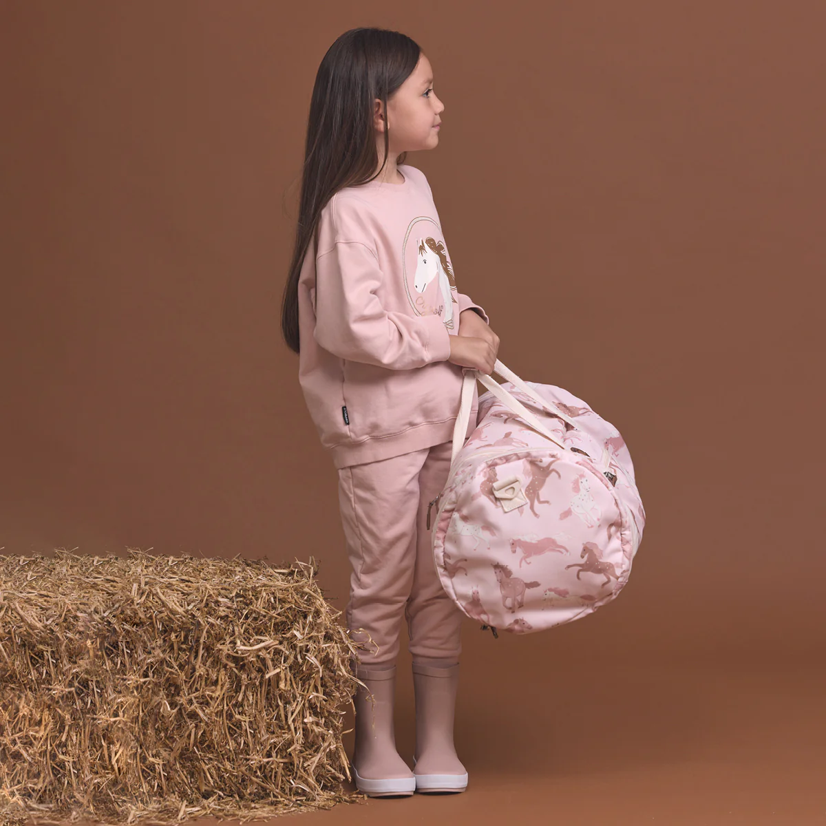 Packable Duffel Blush Ponies - Image 3