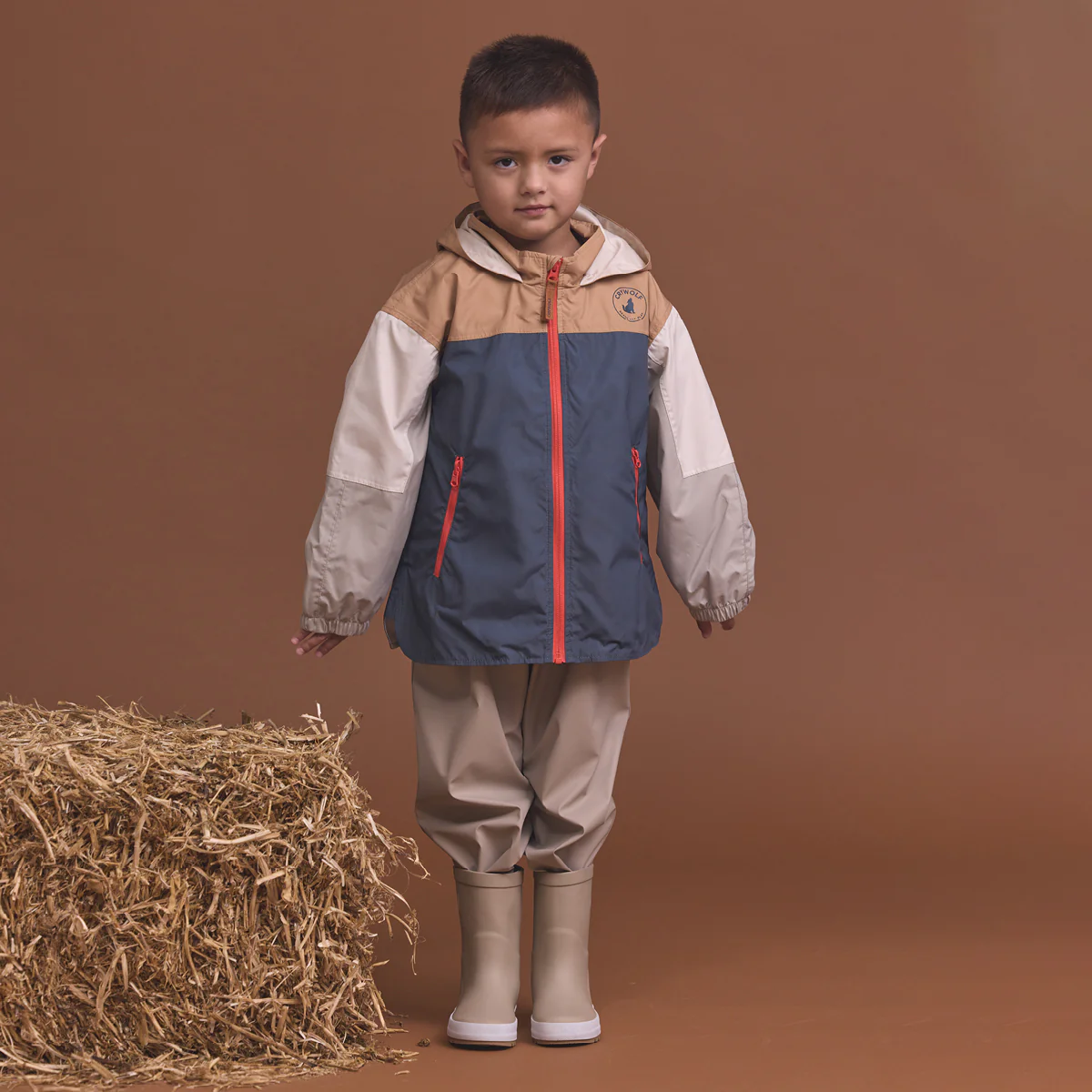 Packable Jacket Ash Colourblock - Image 3