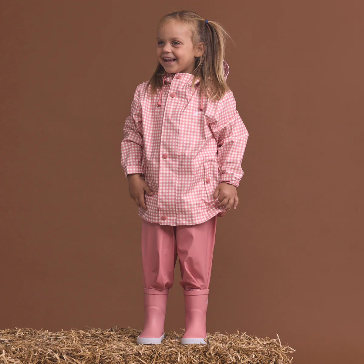 Play Jacket Rose Gingham - Image 3