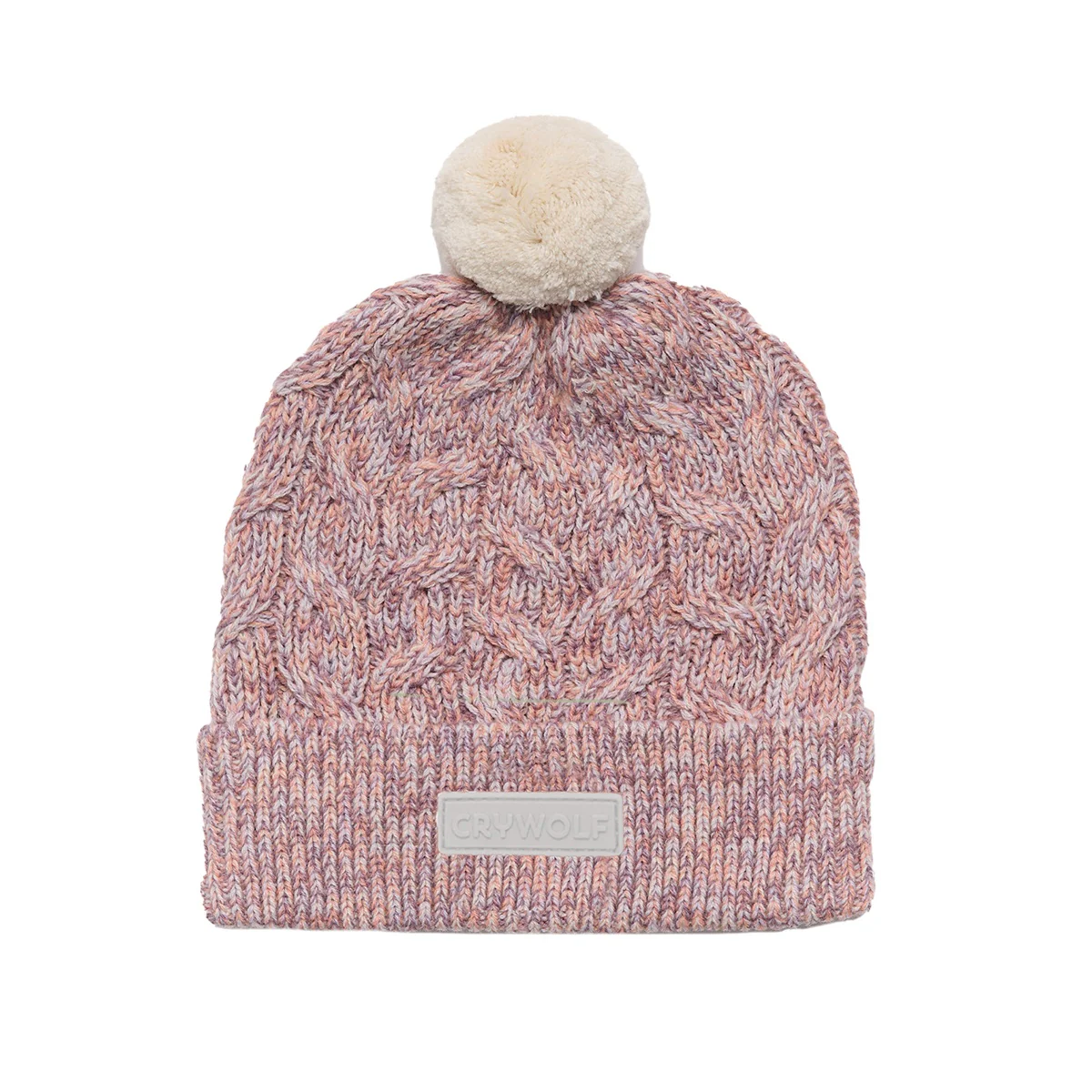 Pom Pom Beanie Heather Speckle