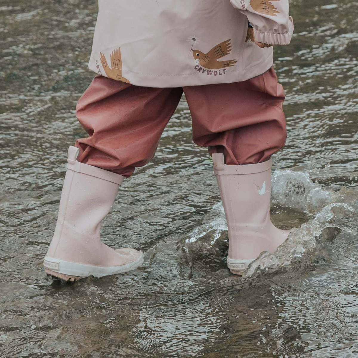 Rain Boots - Dusty Pink - Image 2