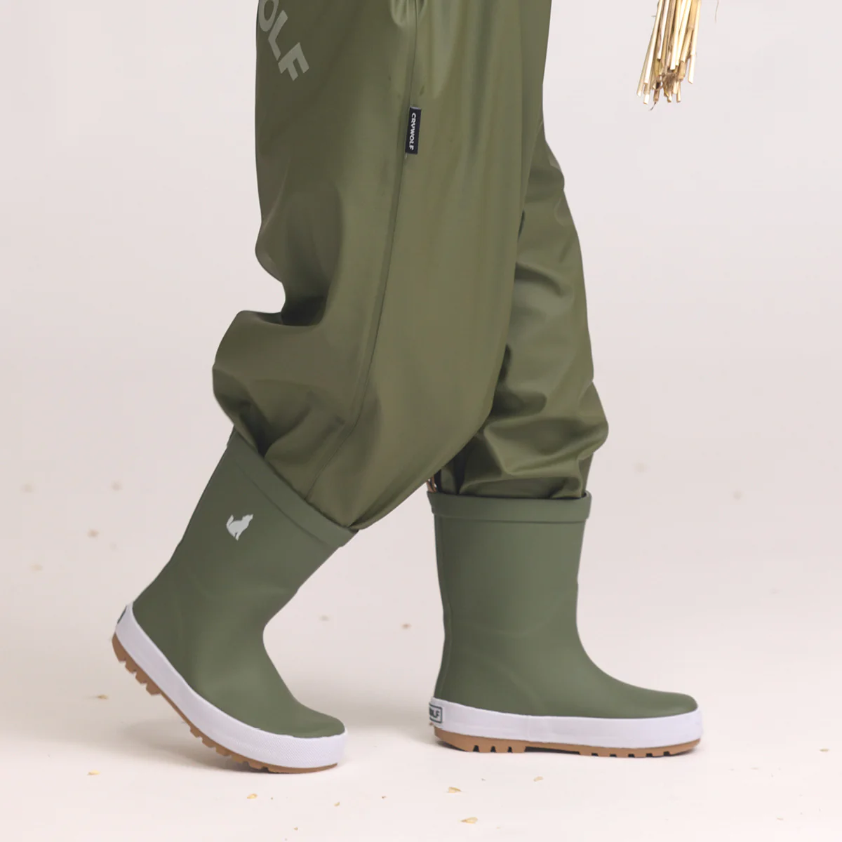 Rain Boots Olive - Image 3