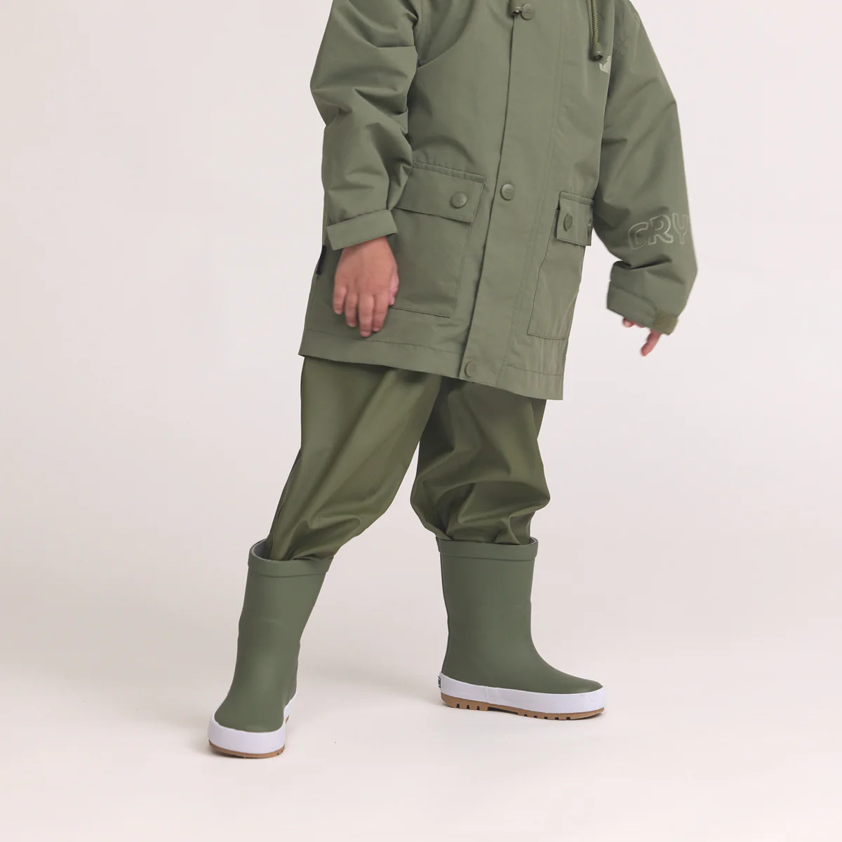 Rain Boots Olive - Image 4
