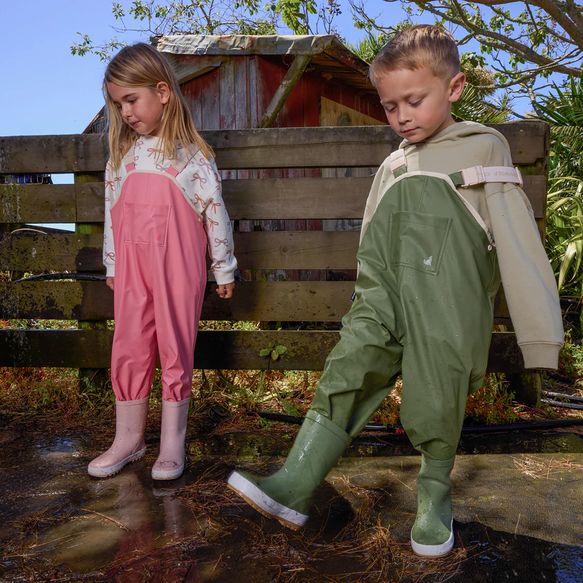 Rain Boots Olive - Image 6