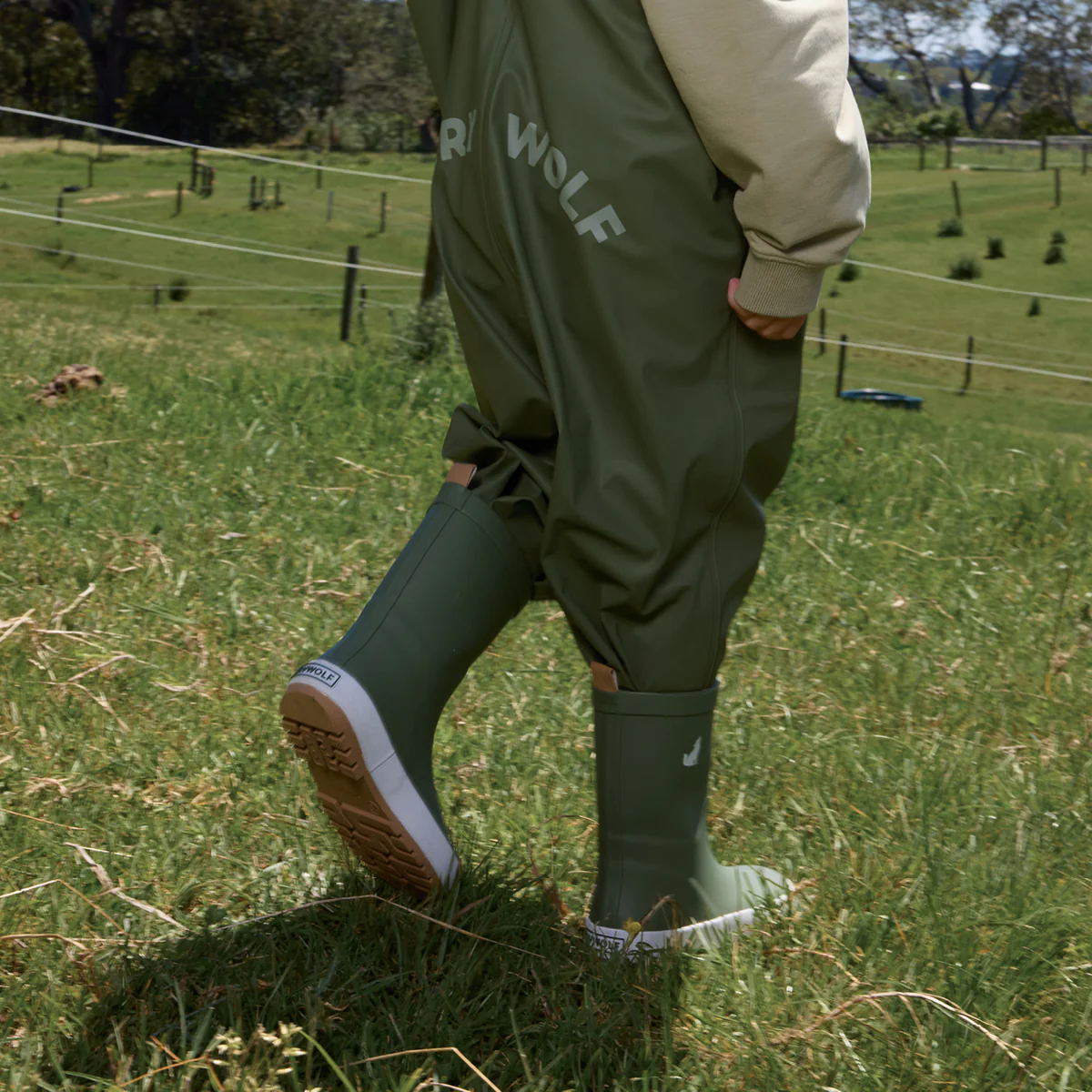 Rain Boots Olive - Image 7