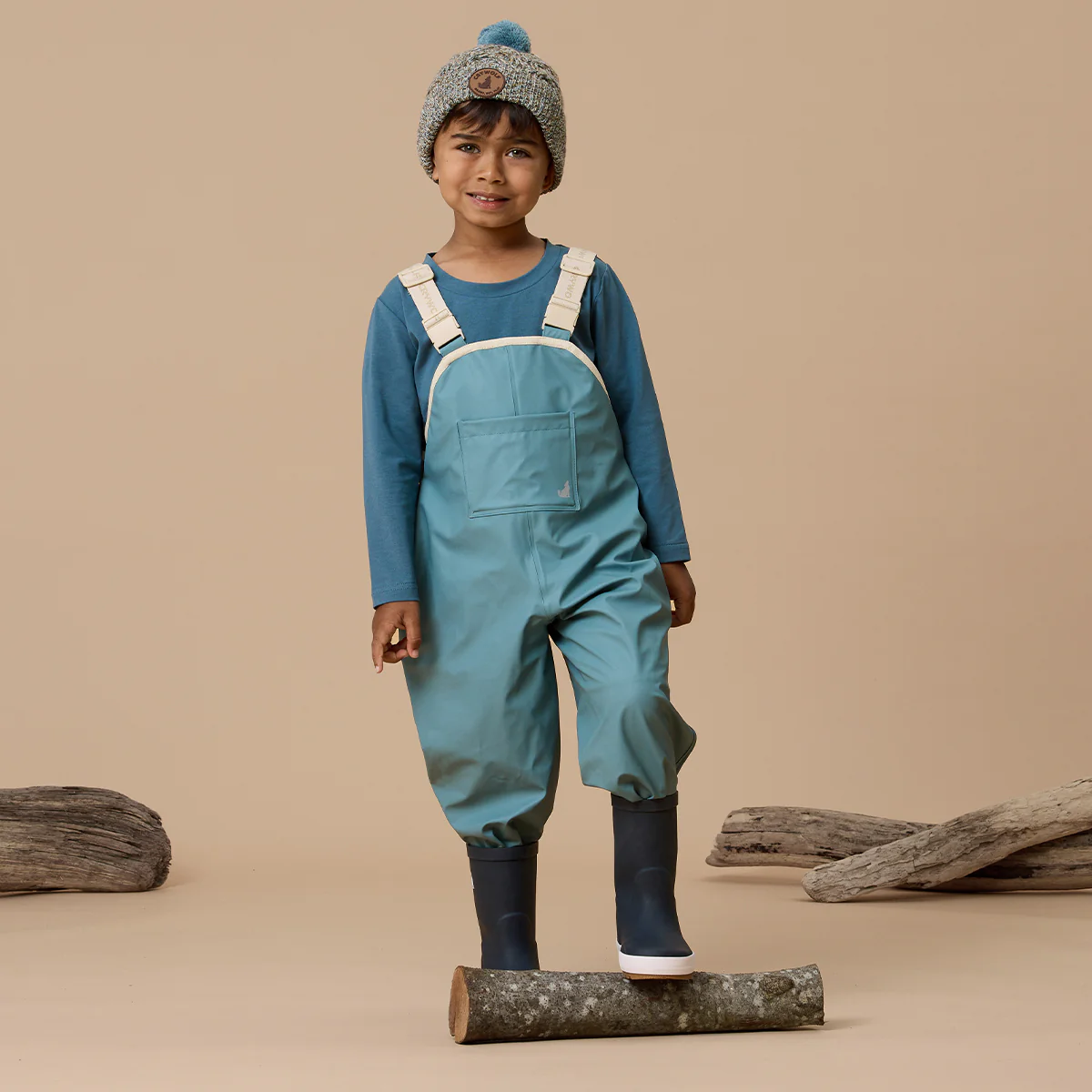Rain Overalls - Stone Blue - Image 2