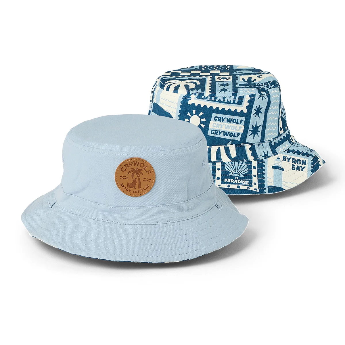 Reversible Bucket Hat - Postcards - Image 5