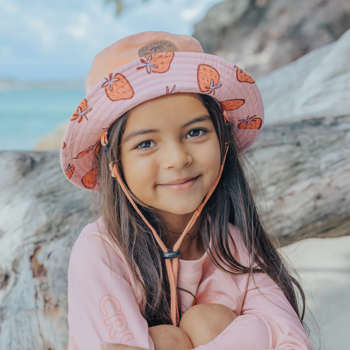 Reversible Bucket Hat - Strawberry Splash - Image 2