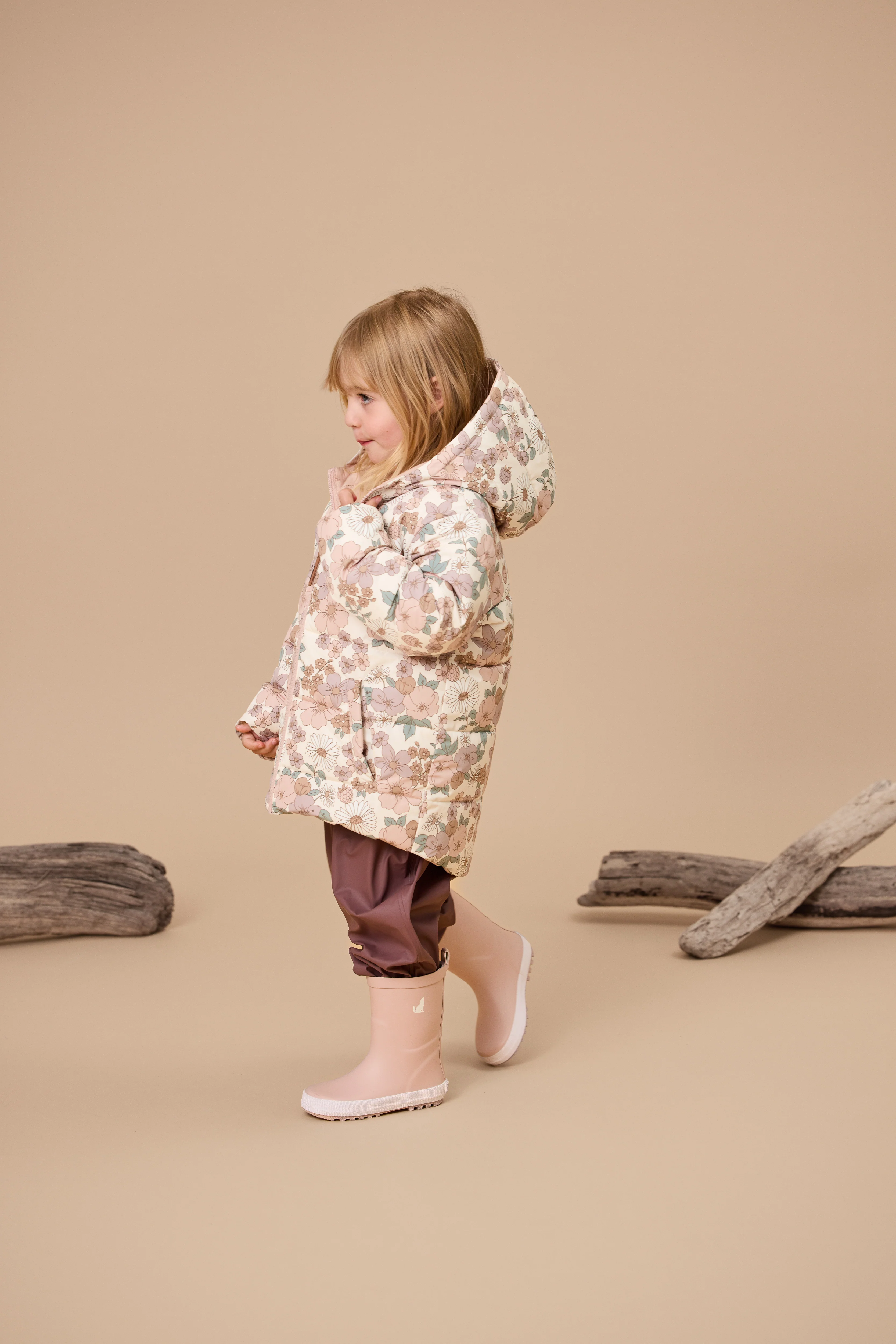 Reversible Eco-Puffer - Daisy Floral - Image 3
