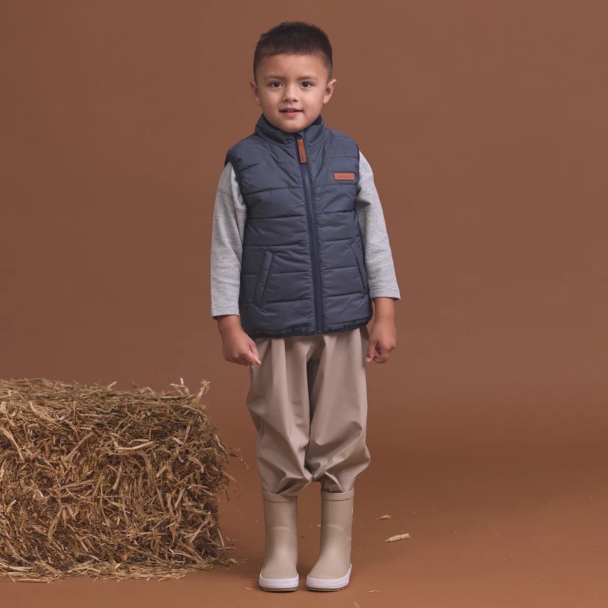Reversible Yeti Vest Ash Colourblock - Image 3