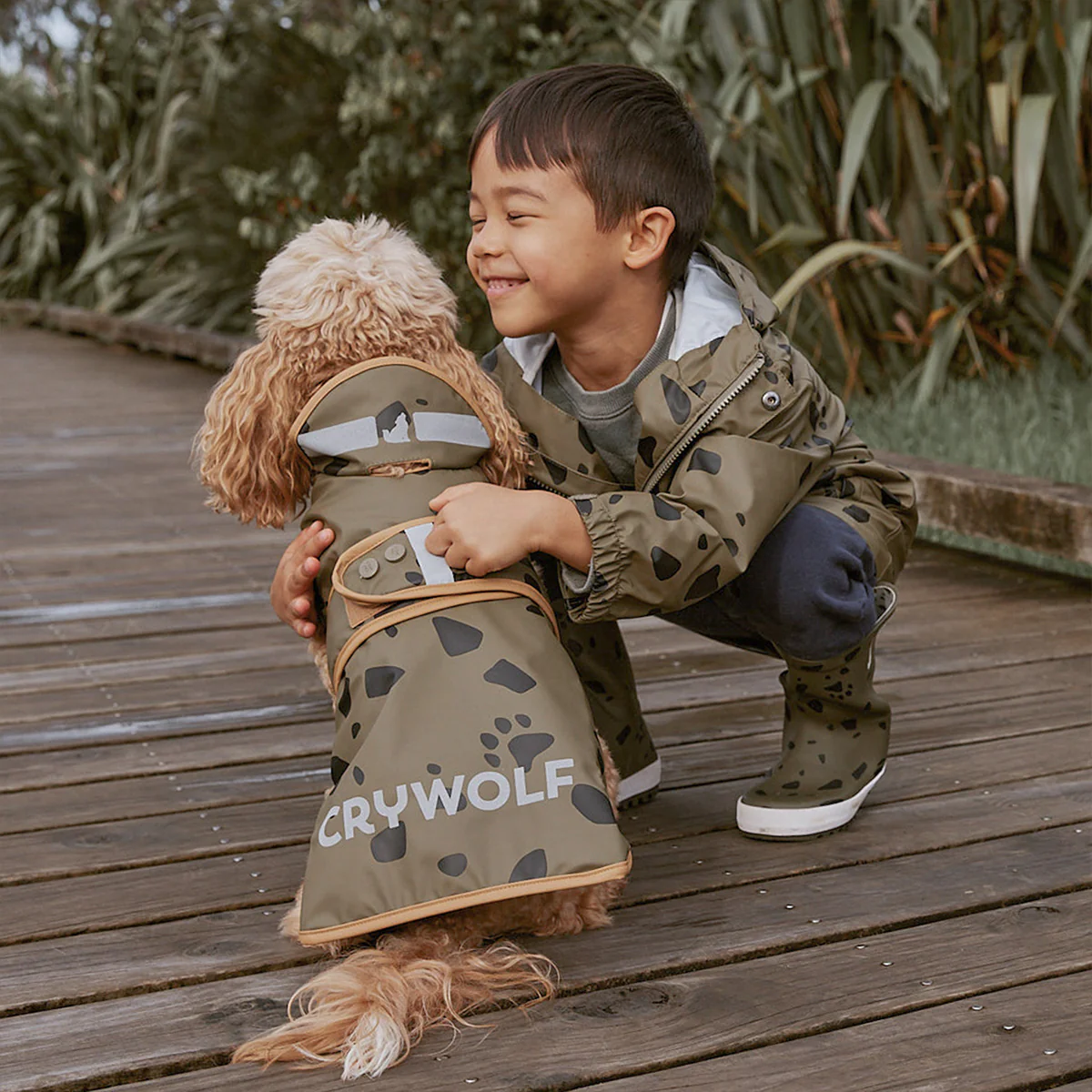 Crywolf Ruff Jacket - Khaki Stones - Image 2