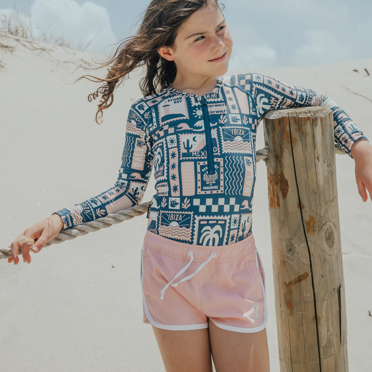 Crywolf Surf Short - Blush - Image 4