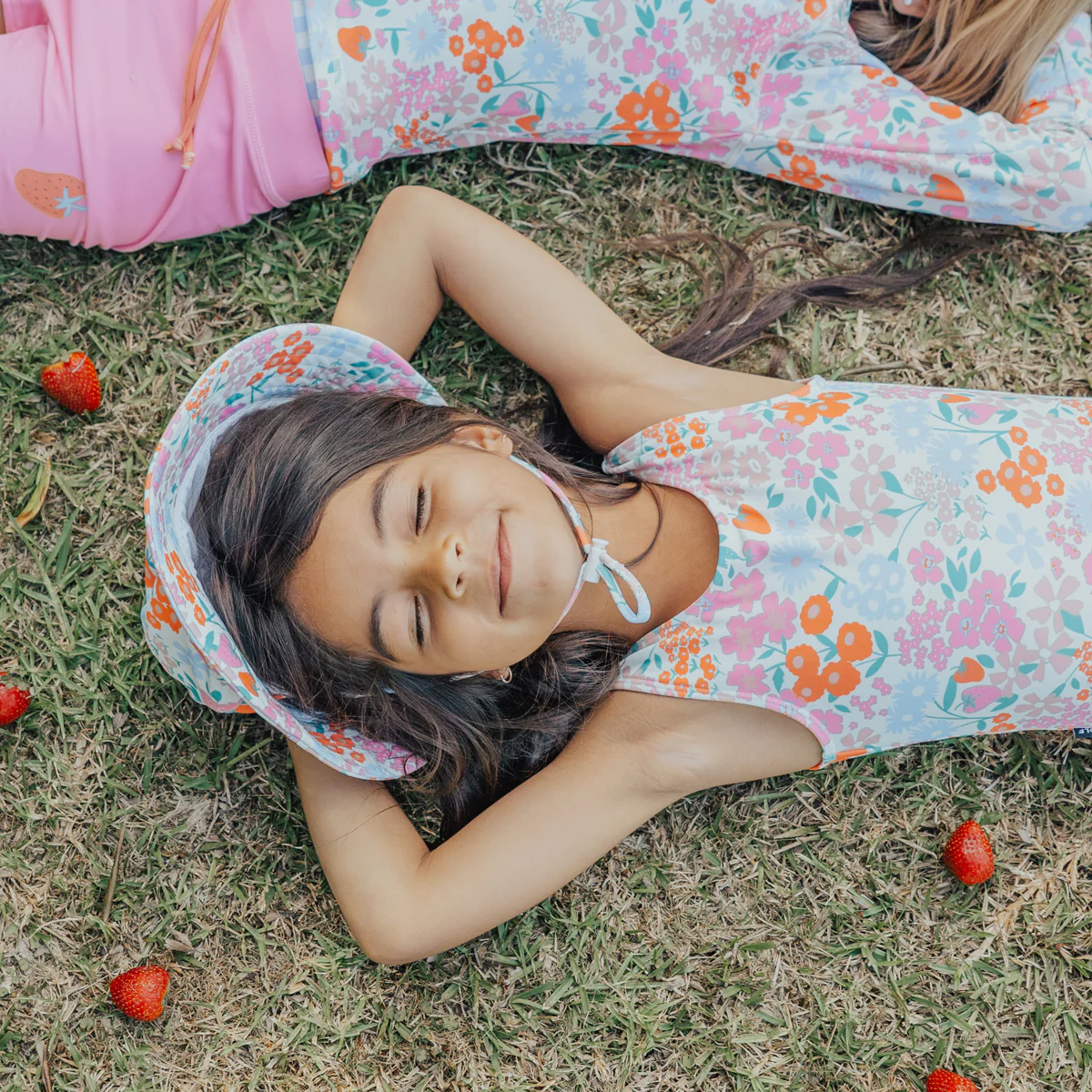 Swim Bucket Hat - Berry Garden - Image 2