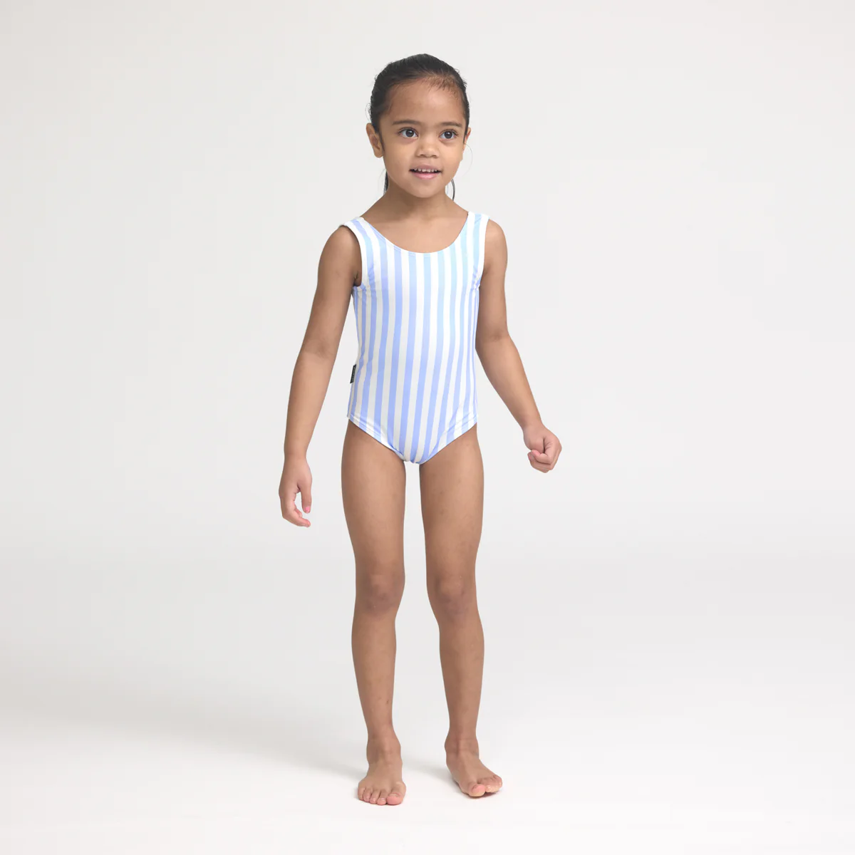 Swimsuit - Sky Blue Stripe - Image 5