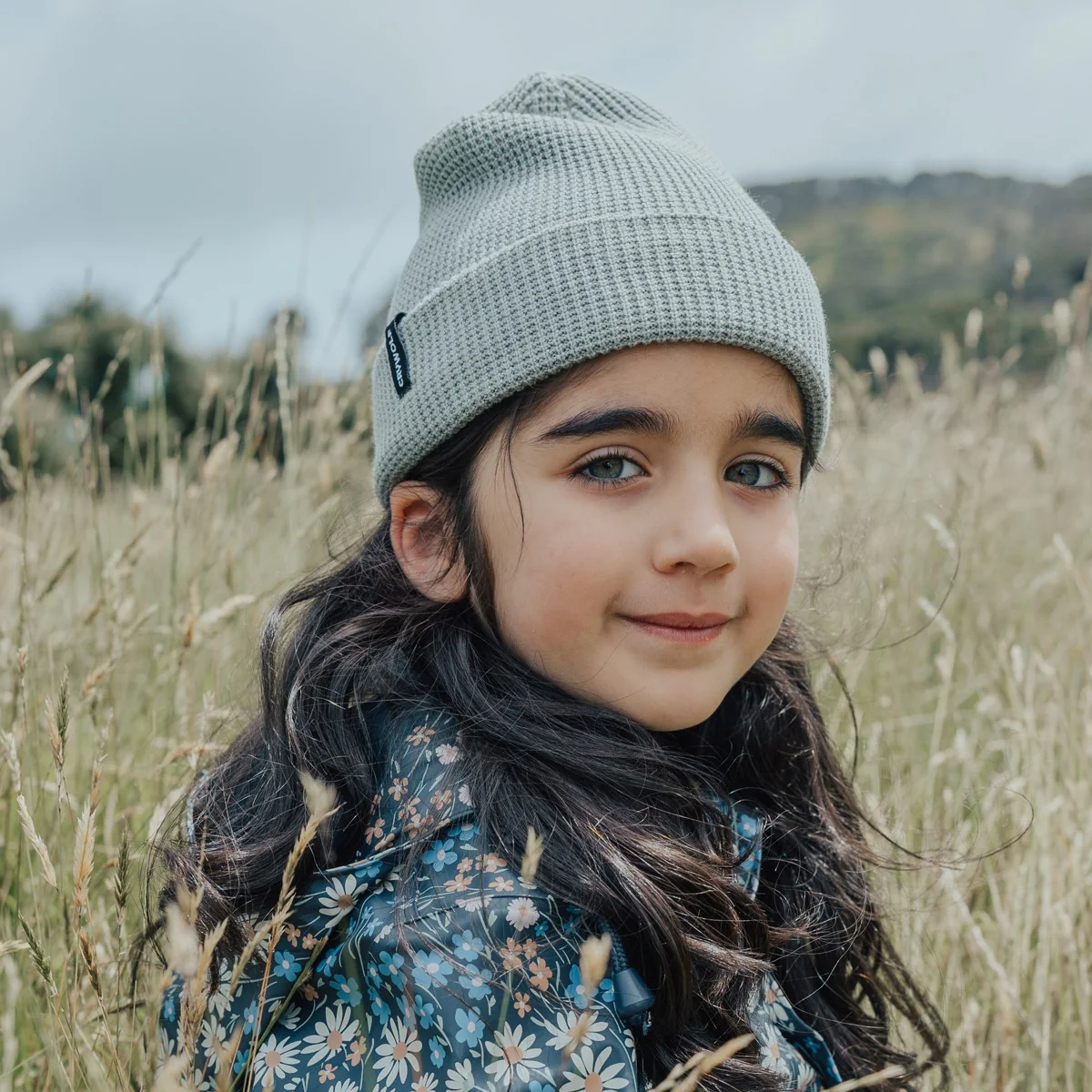 Crywolf Waffle Beanie - Moss - Image 3