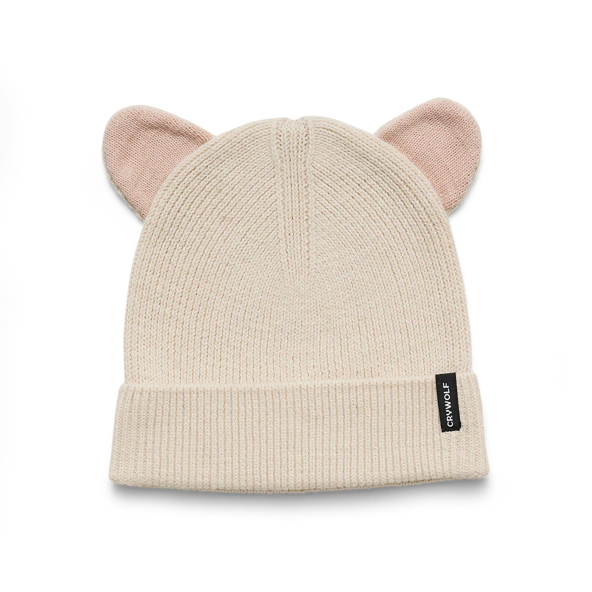 Crywolf Wolf Ears Beanie - Off White