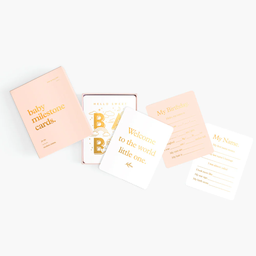 Baby Milestone Cards - Cream - Image 6