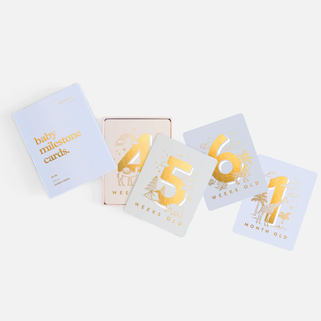 Baby Milestone Cards - Powder Blue - Image 5