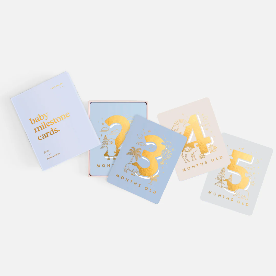 Baby Milestone Cards - Powder Blue - Image 6