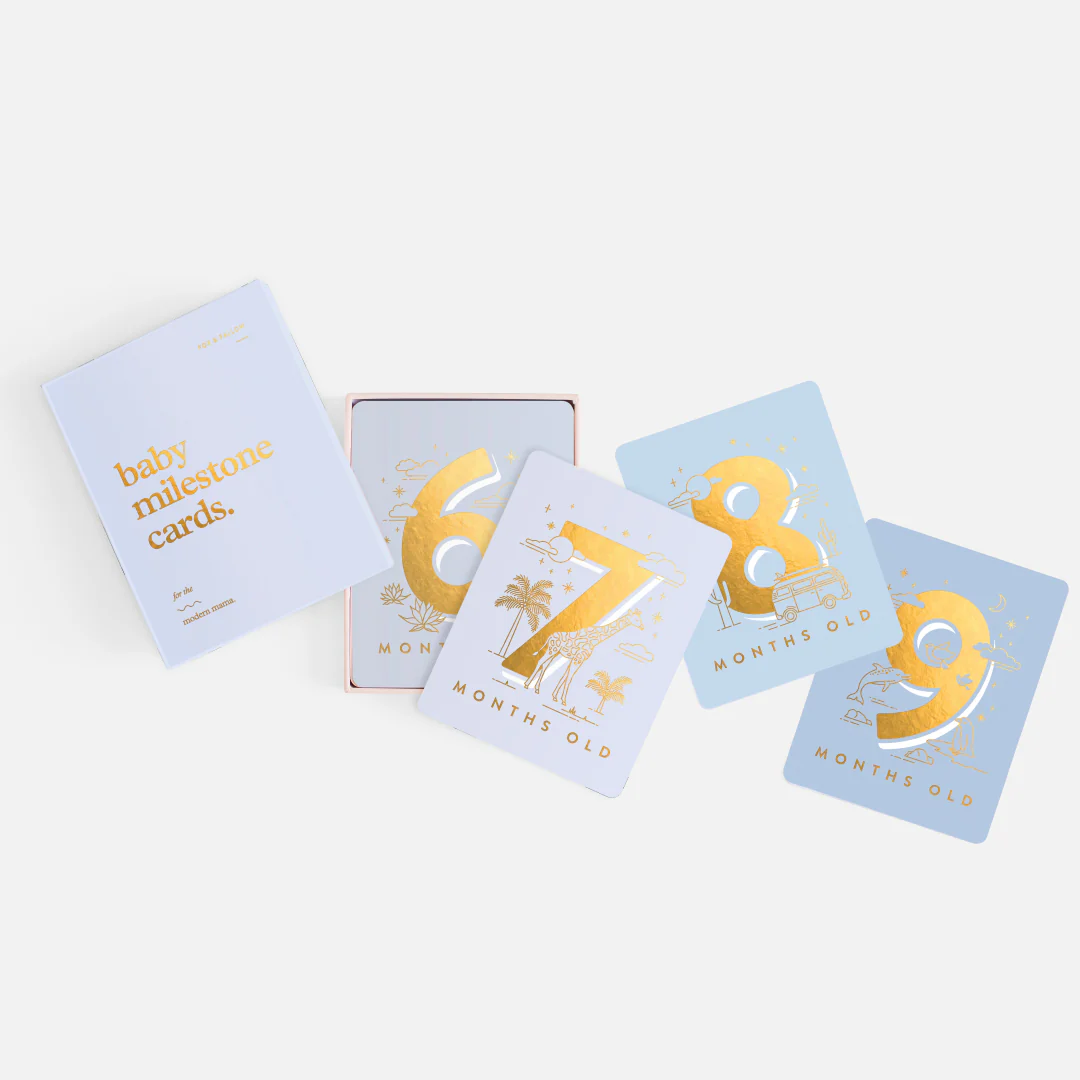 Baby Milestone Cards - Powder Blue - Image 7