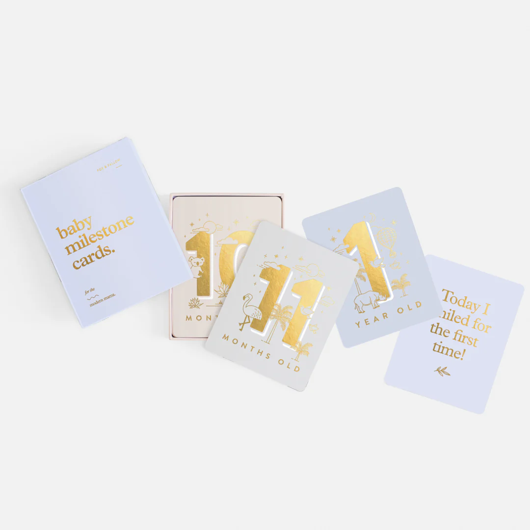 Baby Milestone Cards - Powder Blue - Image 8