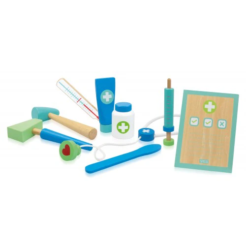 Doctor's Bag - 10 Piece Wooden Set - Image 2