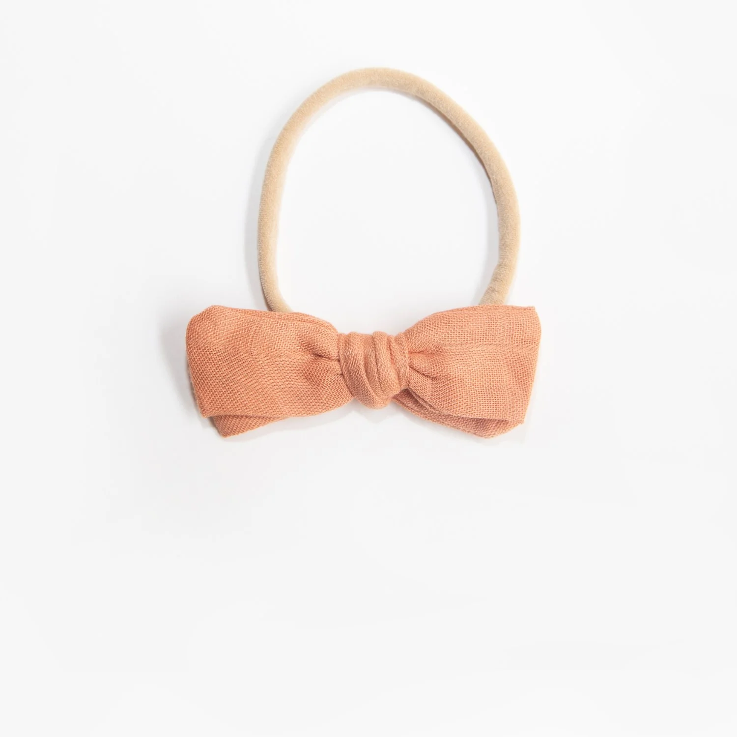 Dorothy Linen Bow Headband - Autumn - Image 2