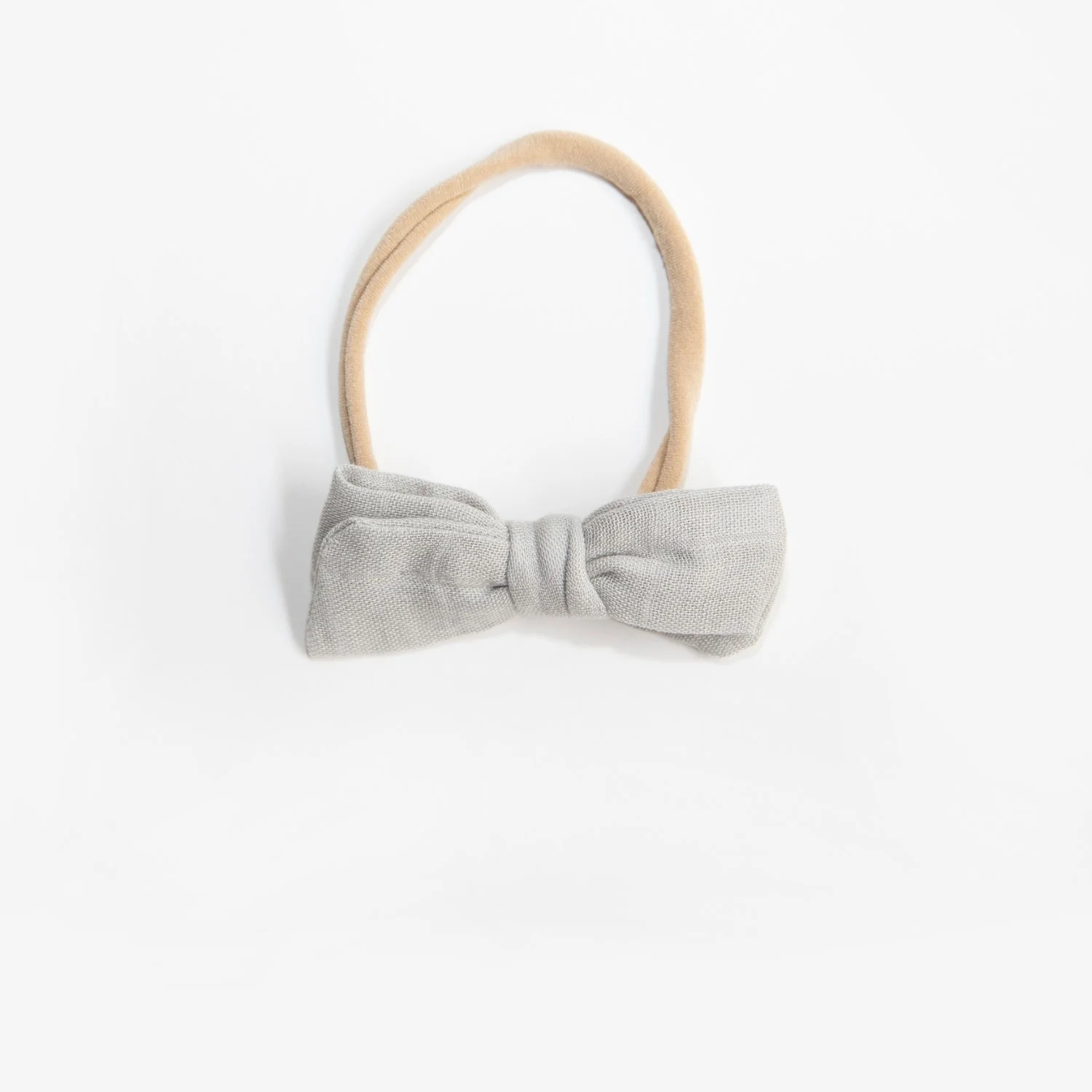 Dorothy Linen Bow Headband - Cloud - Image 2