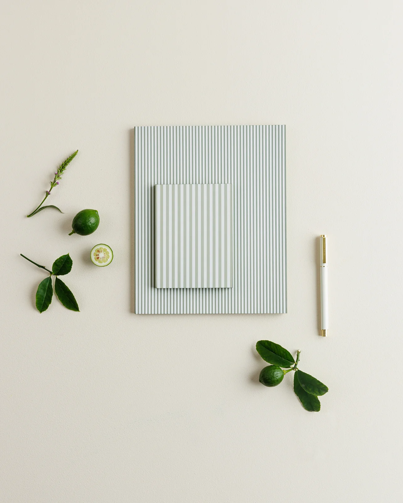 Notebook | Grande | Olive Stripe - Image 2