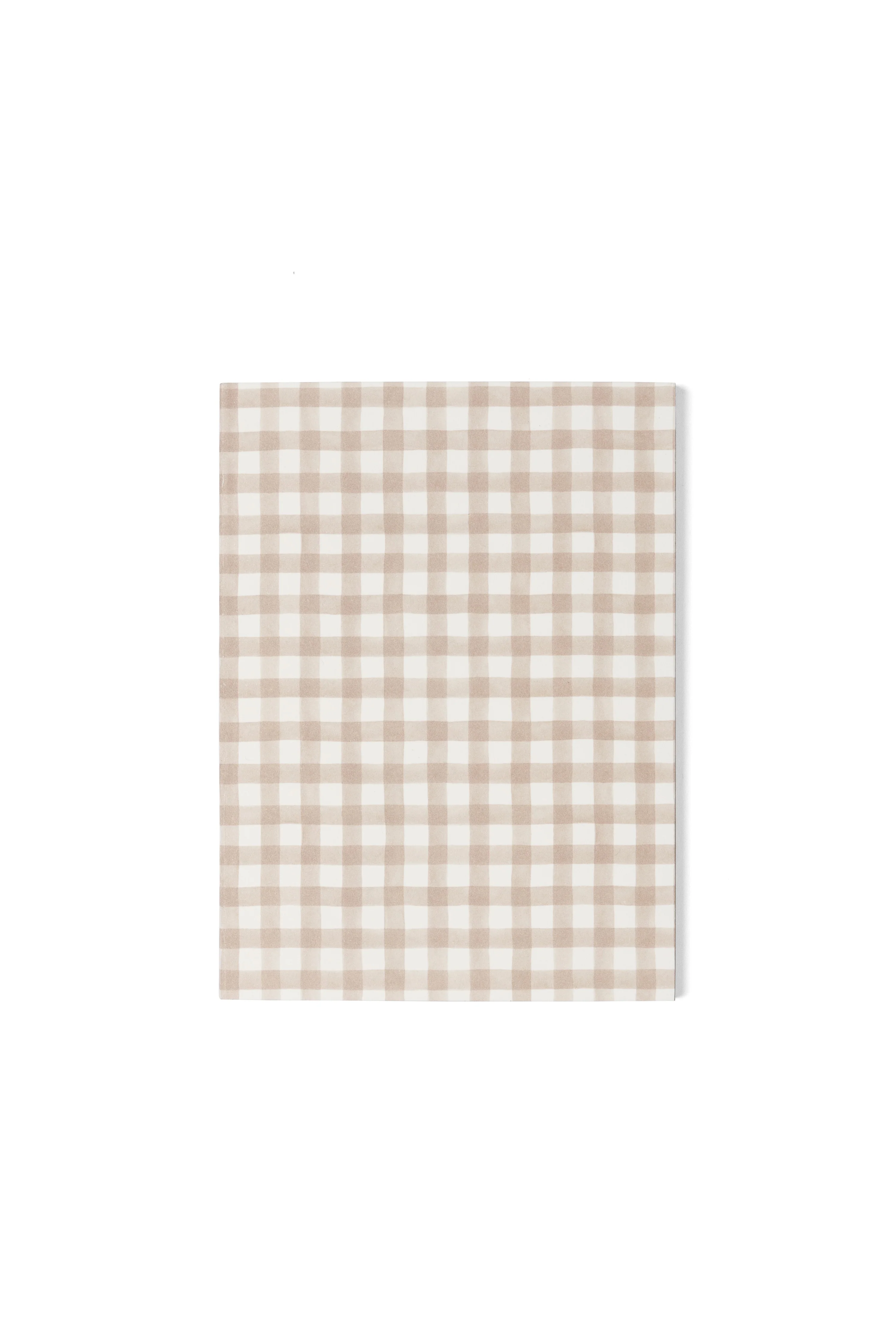 A6 Notebook | Biscuit Gingham | Lined