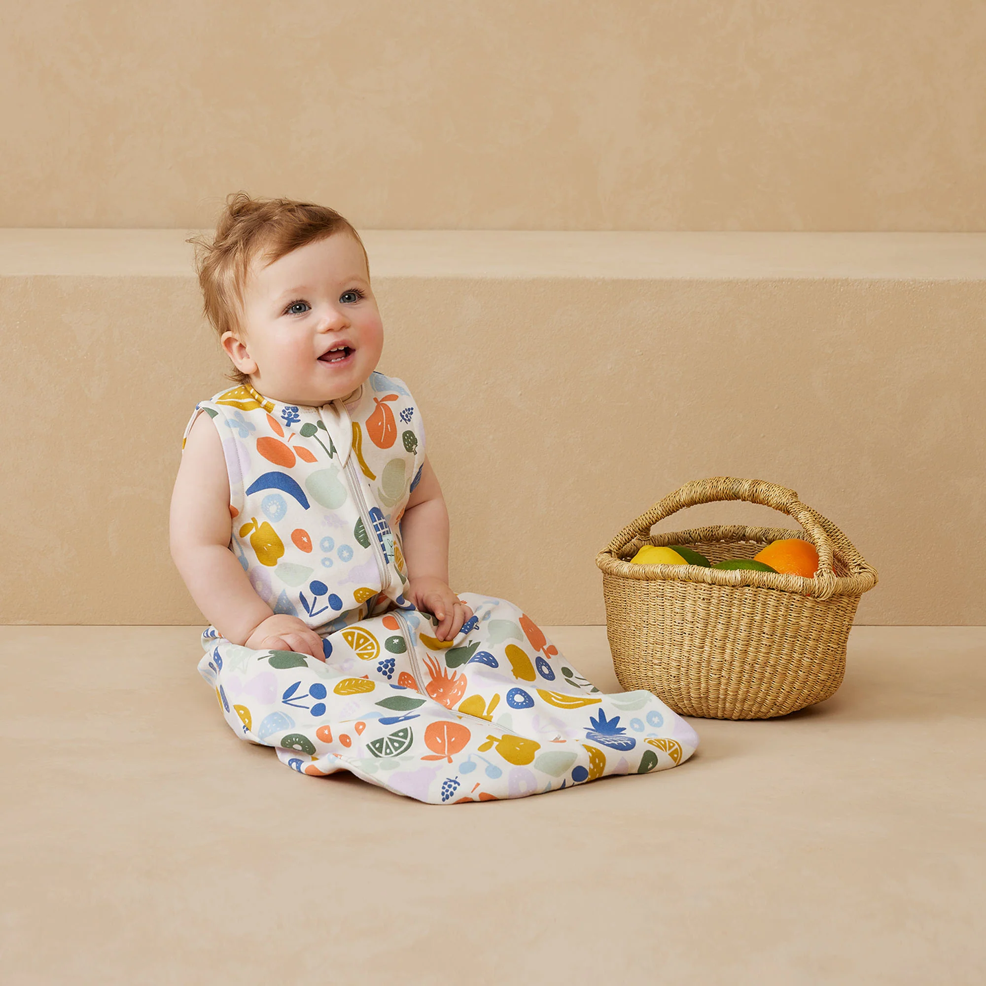 Jersey Sleeping Bag  1.0 TOG - Fruit Salad - Image 2