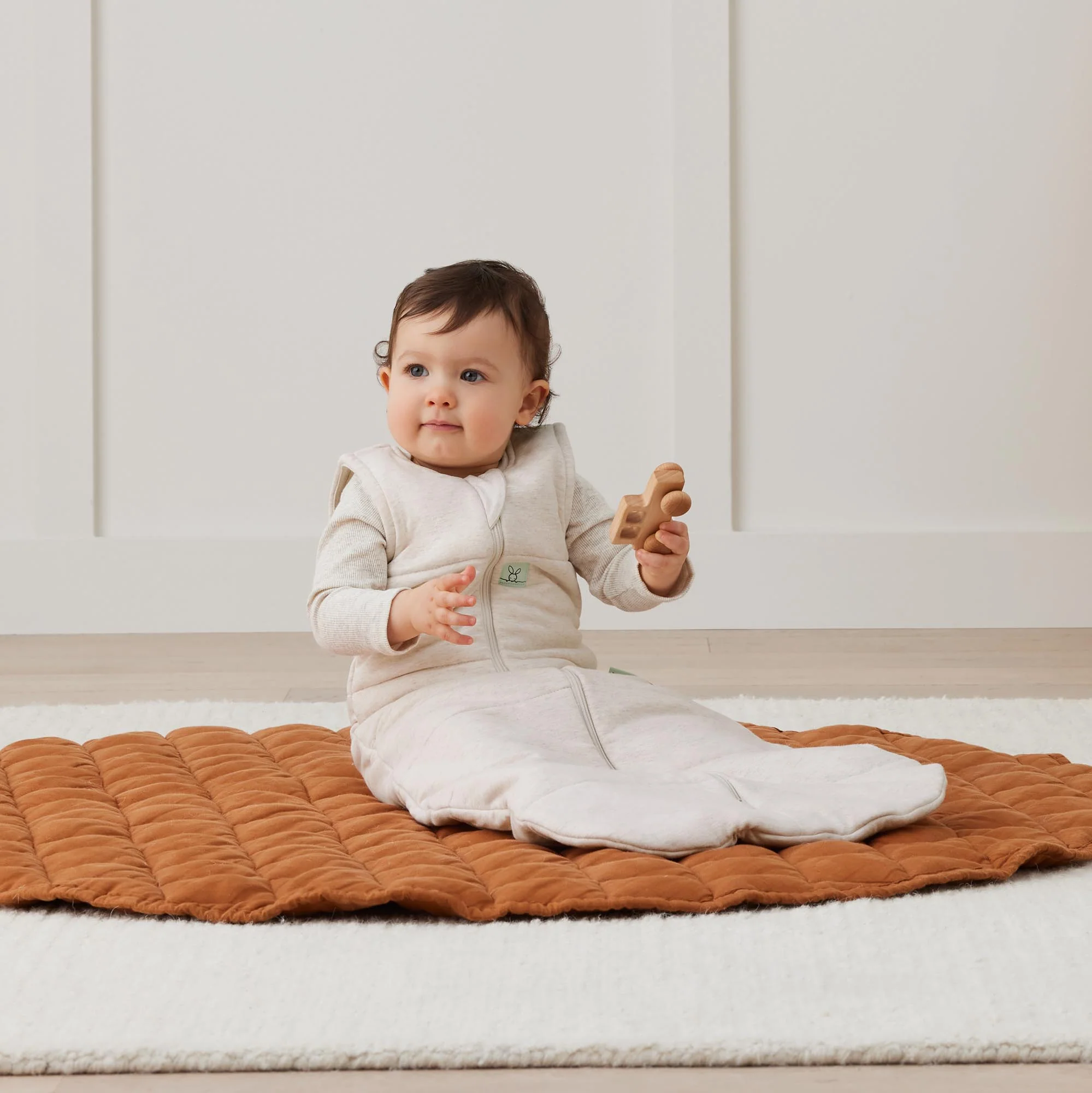Jersey Sleeping Bag  2.5 TOG - Oatmeal Marle - Image 2