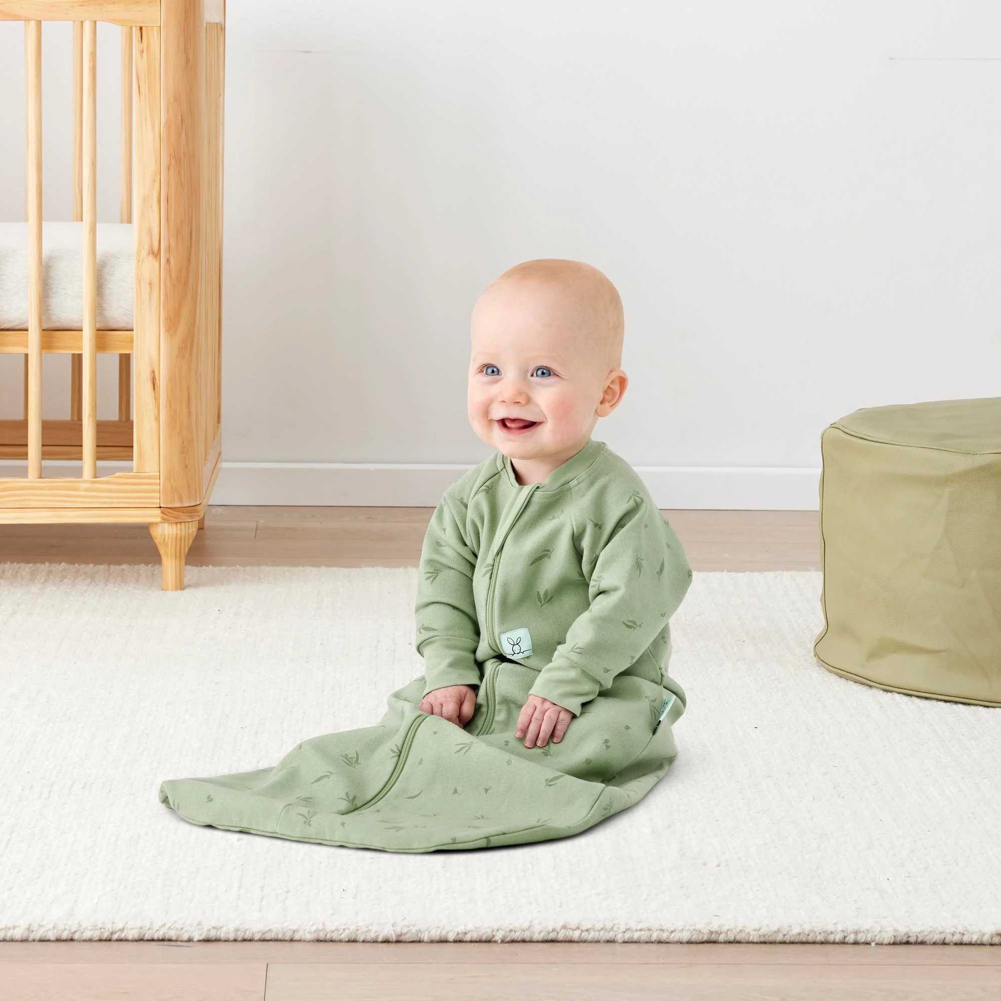Jersey Sleeping Bag Long Sleeve  1.0 TOG - Willow - Image 2