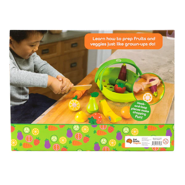 Pretendables Fruit & Veggie Basket Set - Image 5