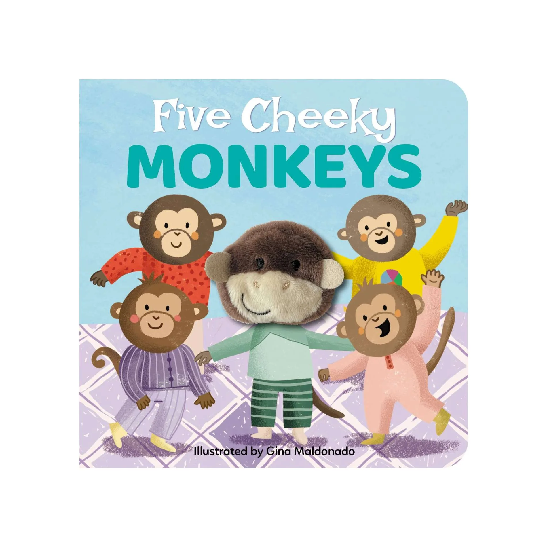 Finger Puppet Book - Five Cheeky Monkeys