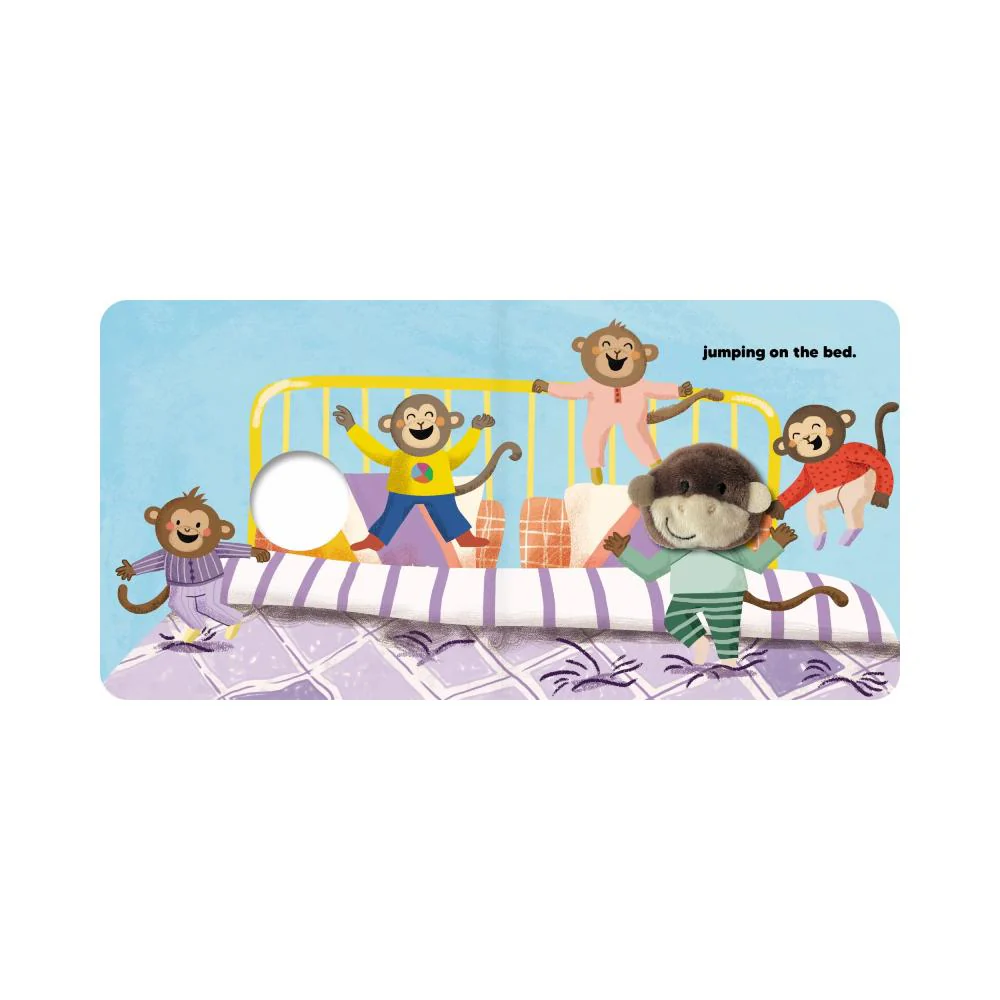 Finger Puppet Book - Five Cheeky Monkeys - Image 2