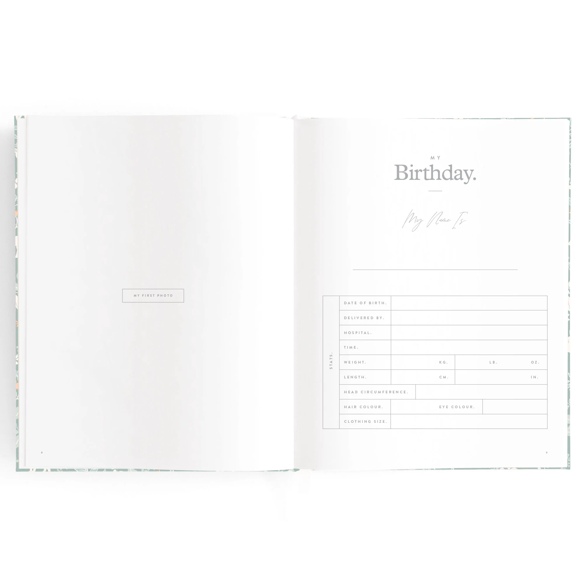 Baby Book - Forest Friends Sage - Image 3