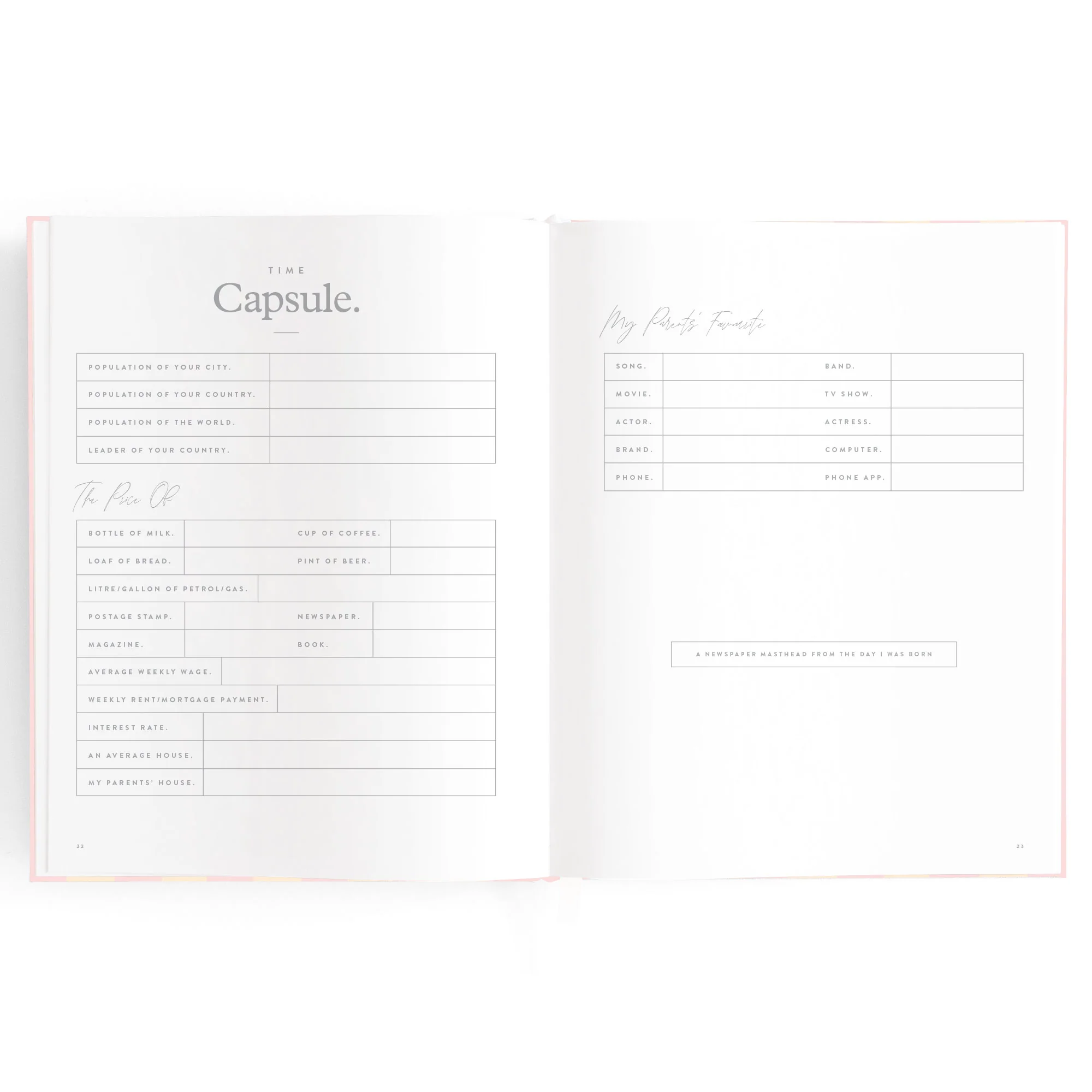Baby Book - Petal Stripe - Image 8