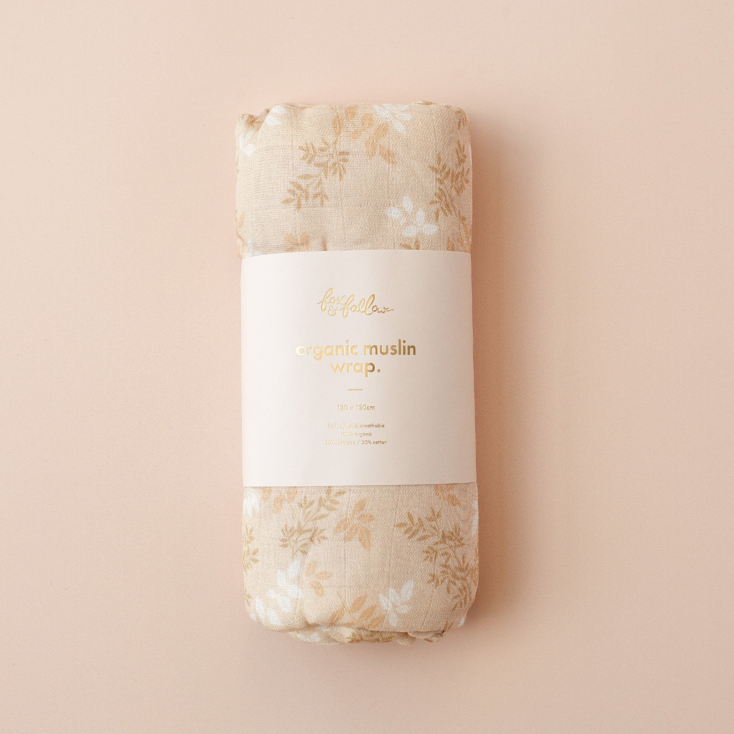 Organic Muslin Wrap - Cedarwood - Image 3