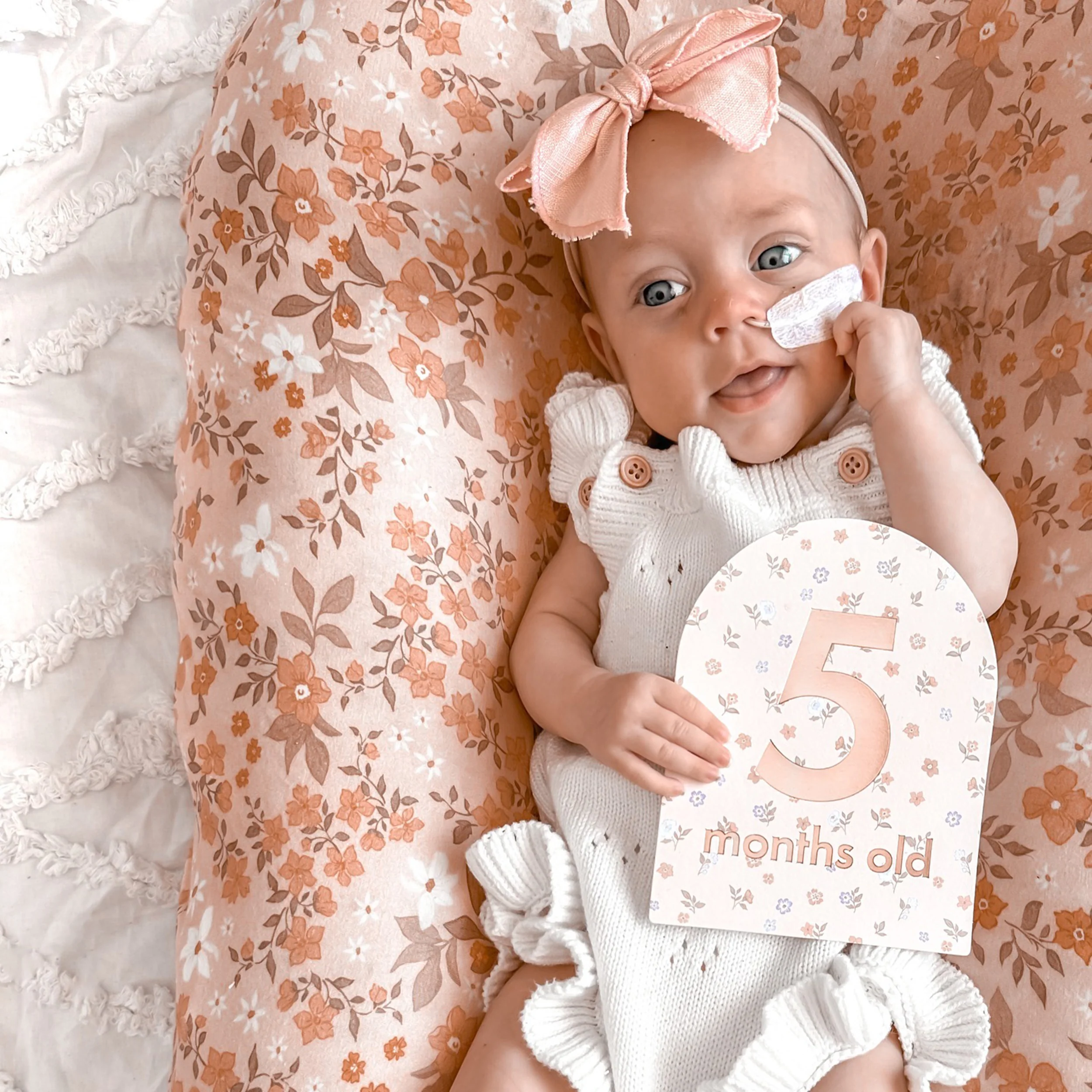 Organic Muslin Wrap - Sweet Pea - Image 4