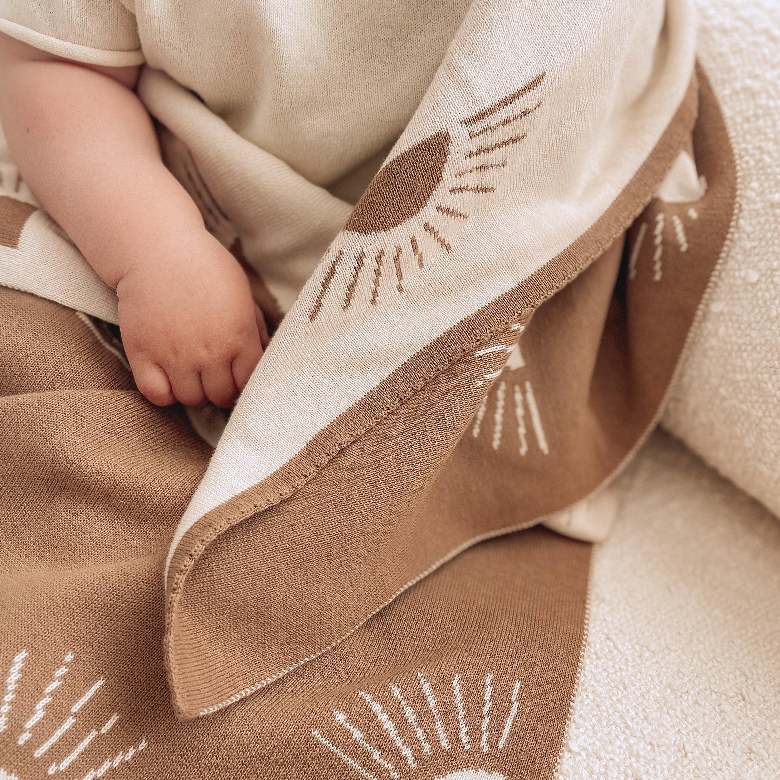 Reversible Blanket - Suns/Coffee - Image 4