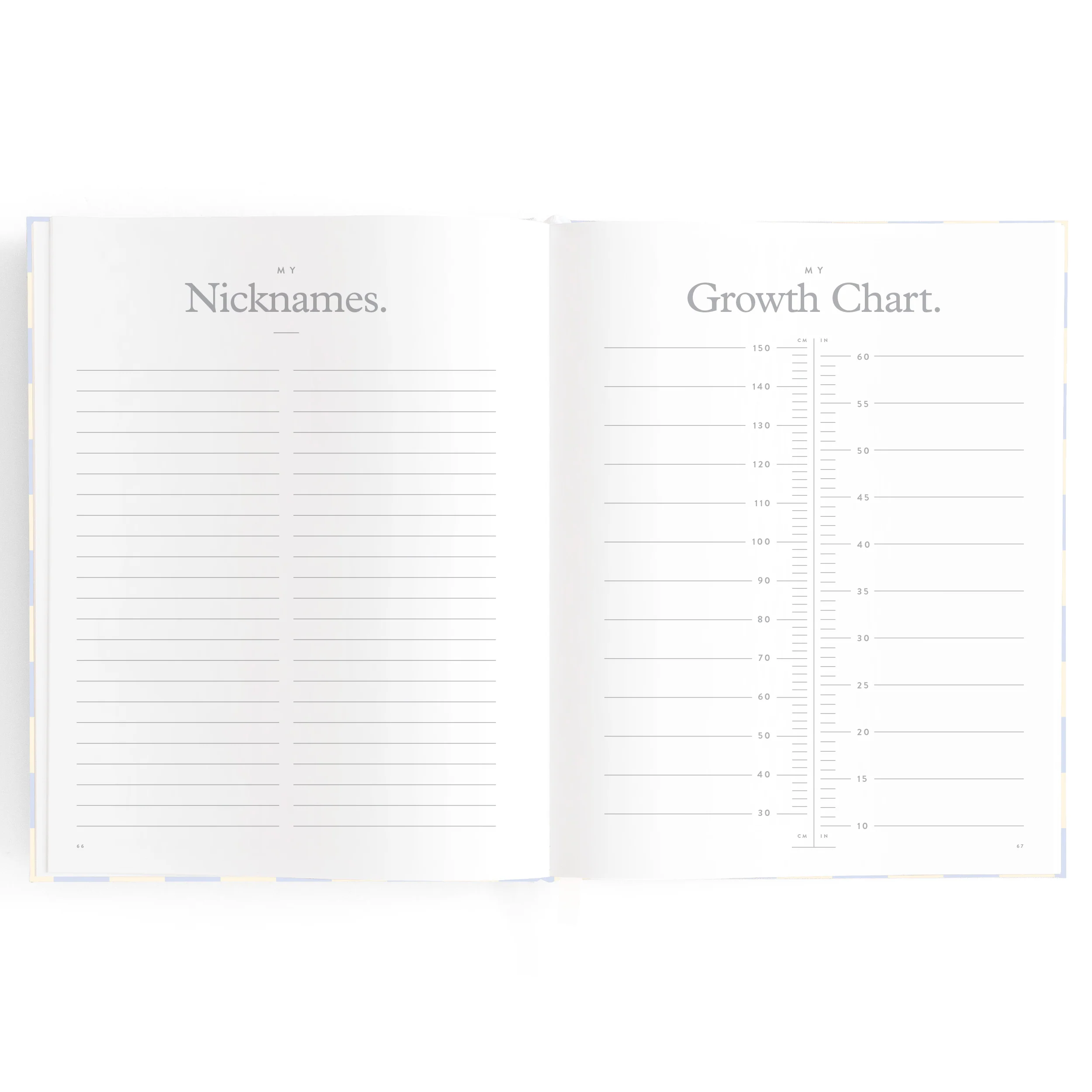 Baby Book - Blue Check - Image 18