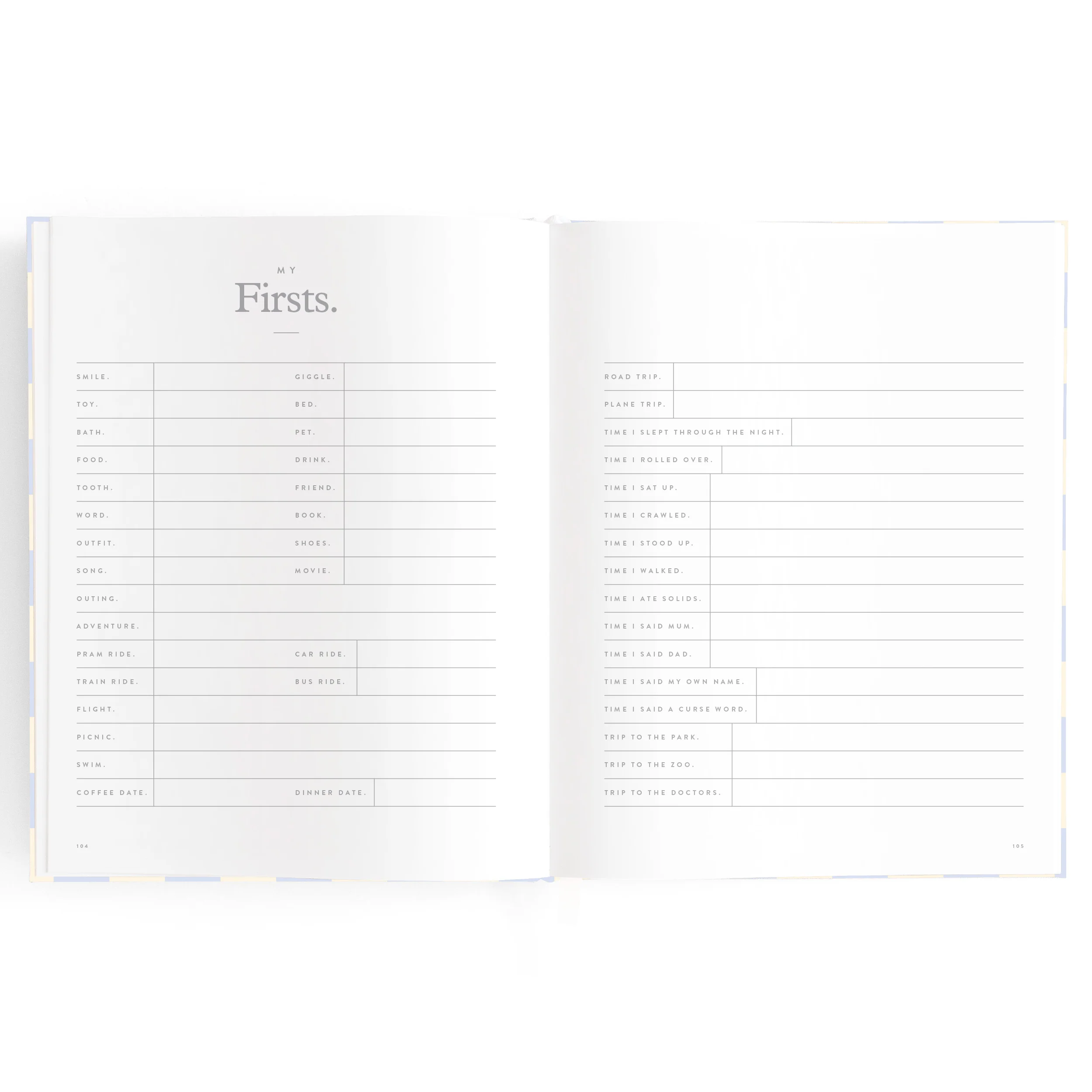 Baby Book - Blue Check - Image 22