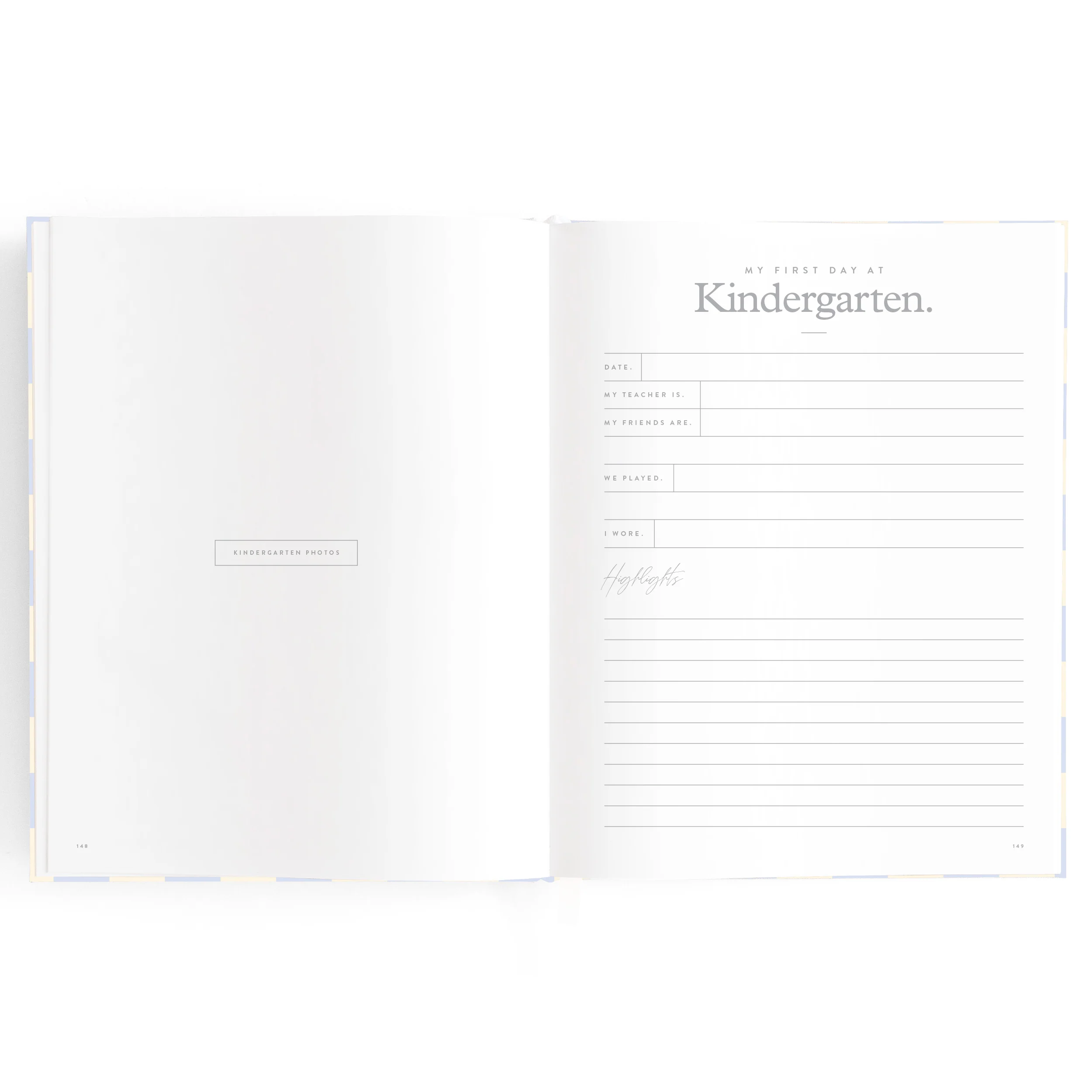 Baby Book - Blue Check - Image 26