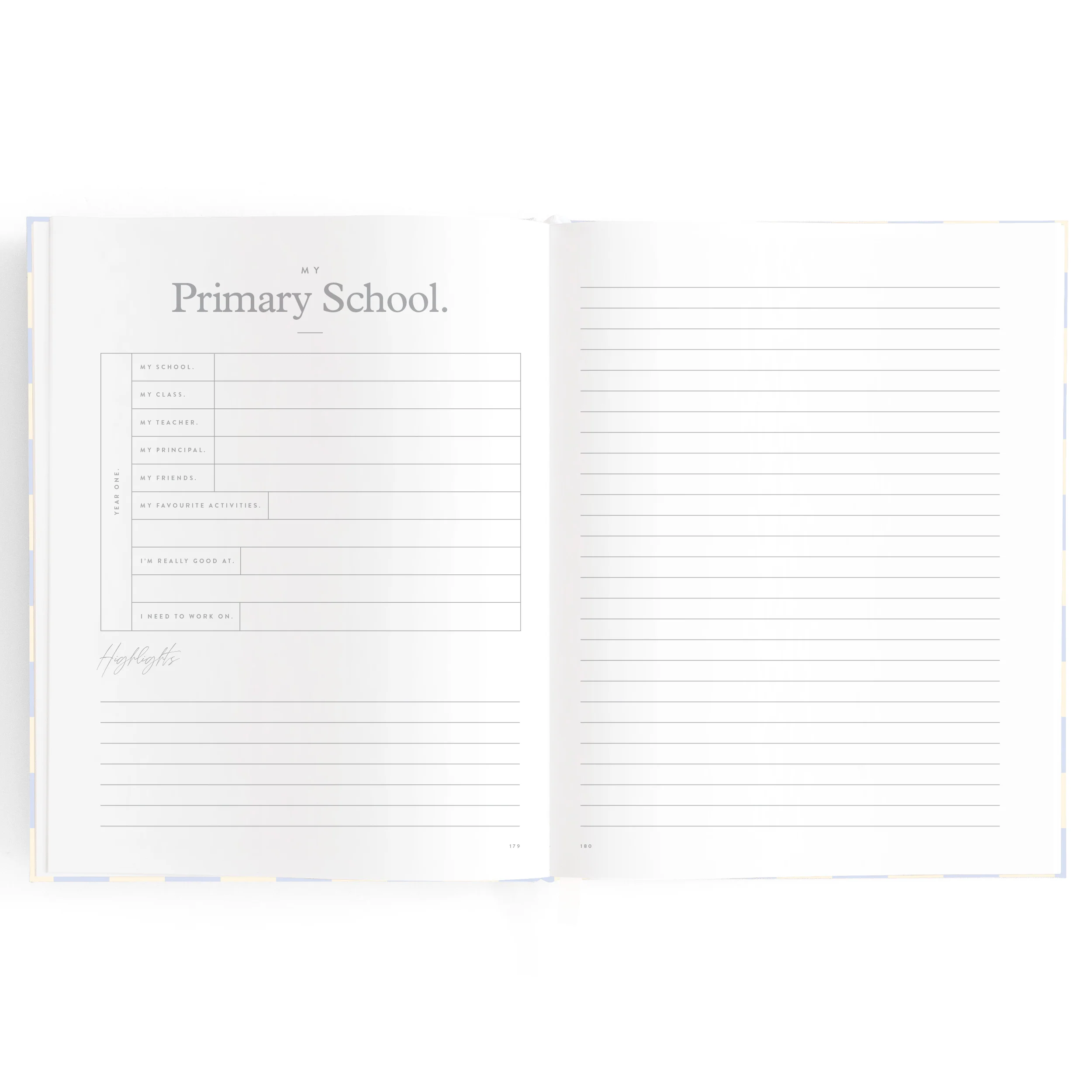 Baby Book - Blue Check - Image 27