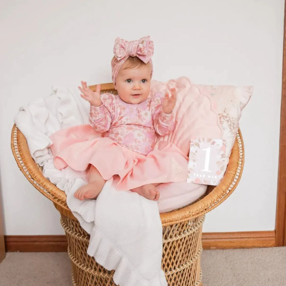 Baby Milestone Cards - Floral - Image 3